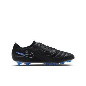 Nike Tiempo Legend 10 Elite AG "Black/Hyper Royal/Chrome" Grade School Kids' Soccer Cleat