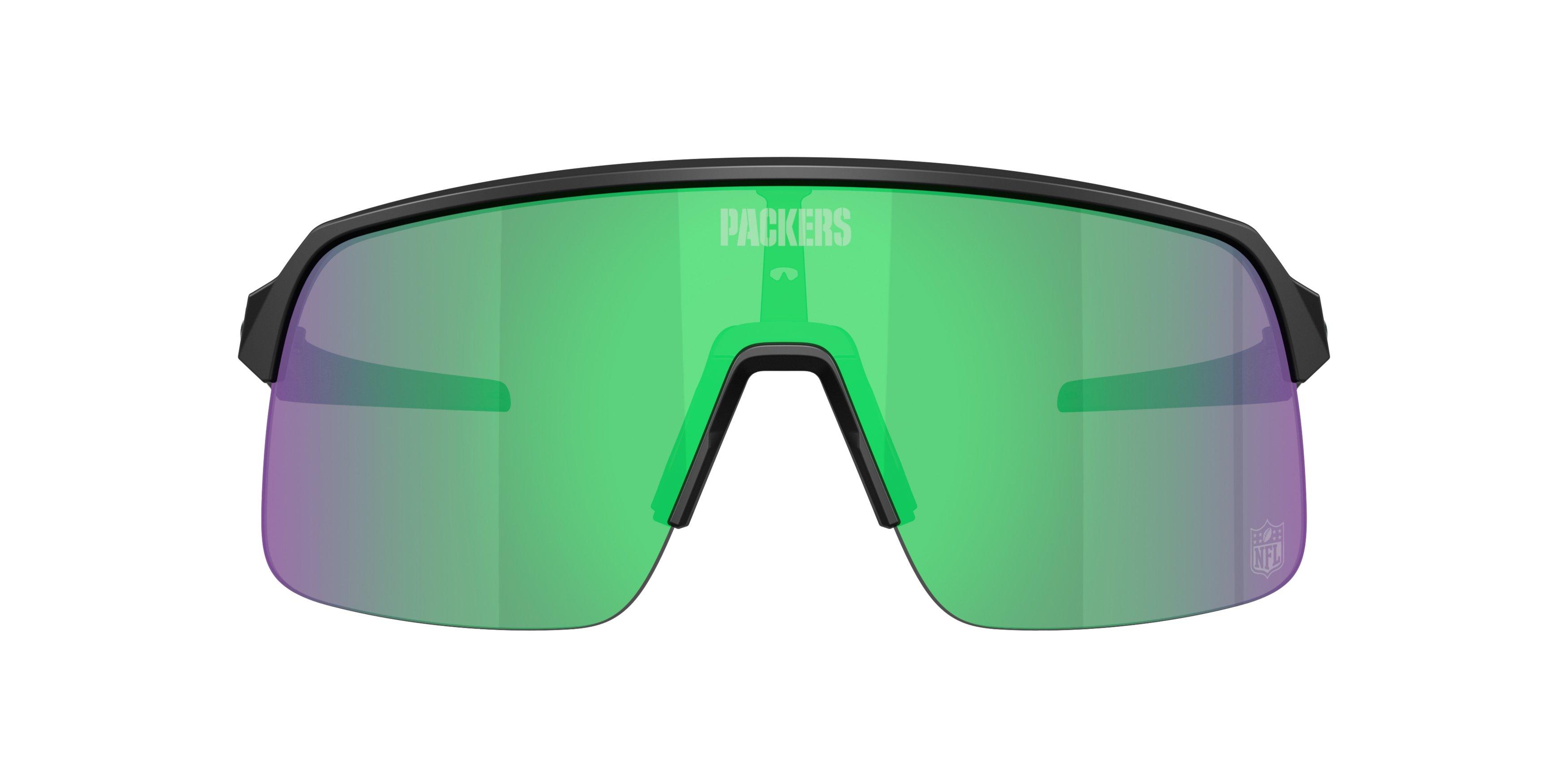 Oakley Green Bay Packers 2025 Sutro Lite Prizm Jade Sunglasses &ndash; Matte Black - BLACK/GREEN Thumbnail View 2
