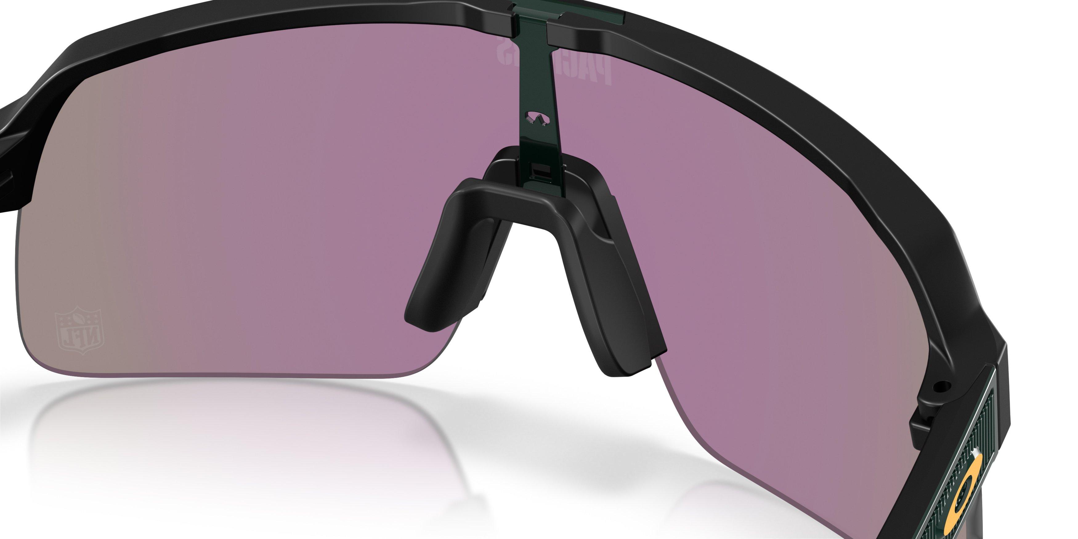 Oakley Green Bay Packers 2025 Sutro Lite Prizm Jade Sunglasses &ndash; Matte Black - BLACK/GREEN Thumbnail View 5