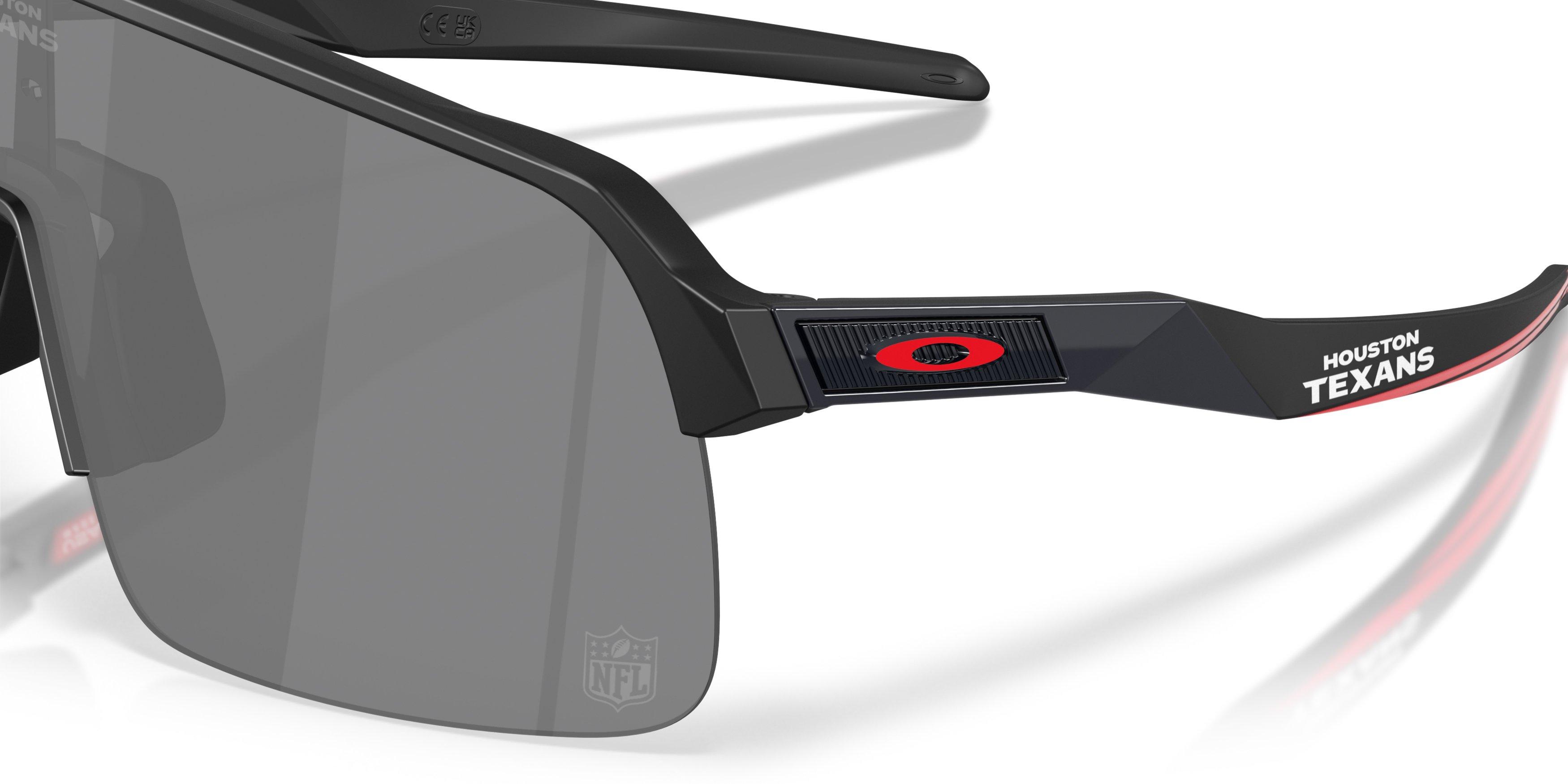 Oakley Houston Texans 2025 Sutro Lite Prizm Black Sunglasses &ndash; Matte Black - BLACK Thumbnail View 4