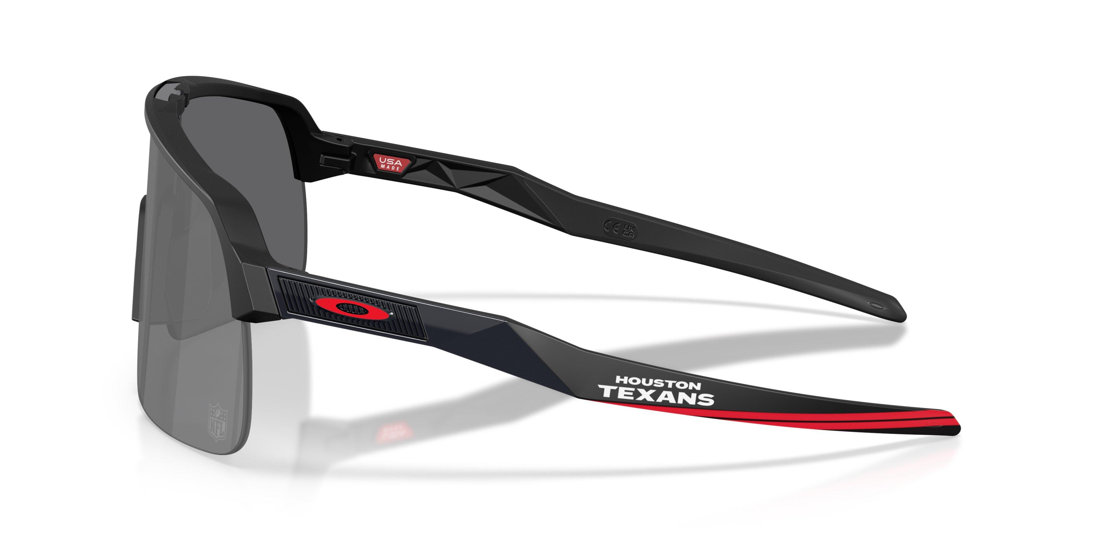 Oakley Houston Texans 2025 Sutro Lite Prizm Black Sunglasses &ndash; Matte Black - BLACK Thumbnail View 6