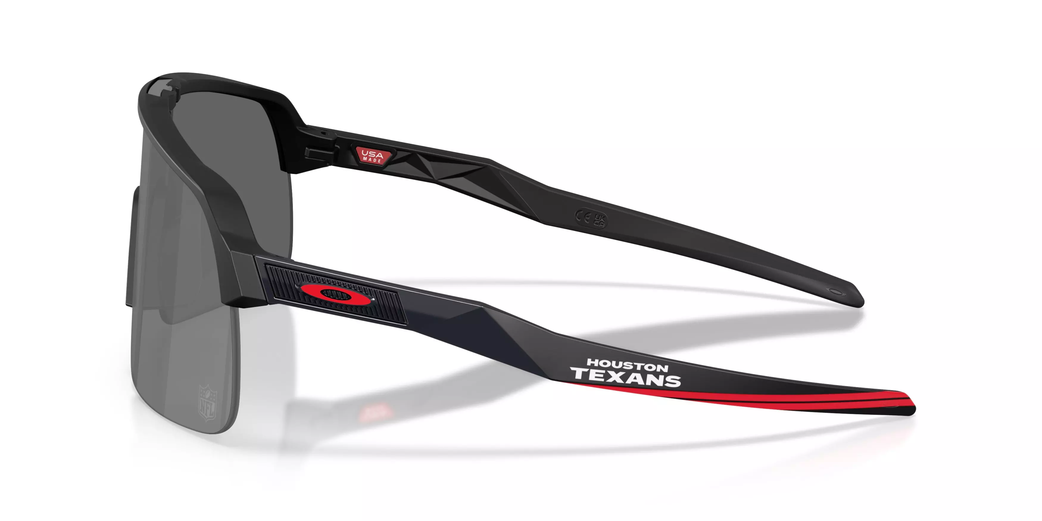 Oakley Houston Texans 2025 Sutro Lite Prizm Black Sunglasses – Matte Black - BLACK