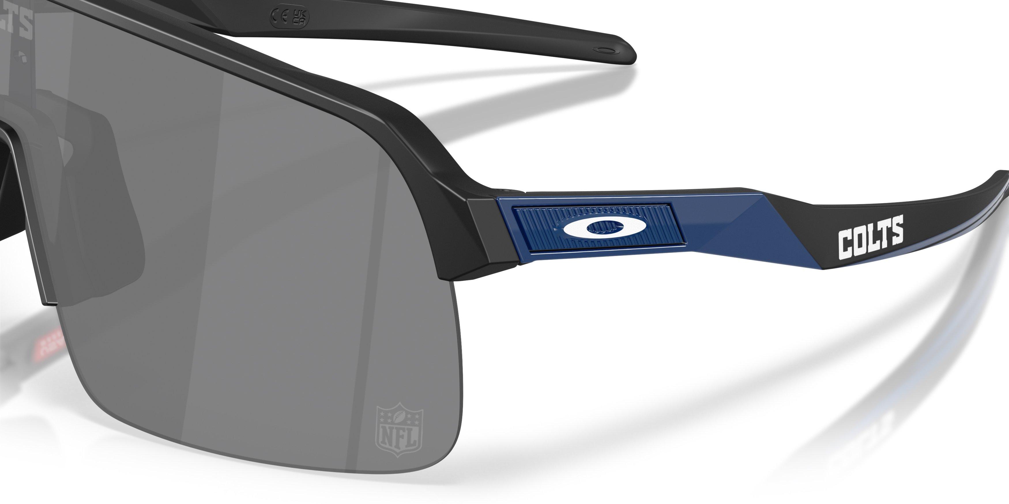 Oakley Indianapolis Colts 2025 Sutro Lite Prizm Black Sunglasses &ndash; Matte Black - BLACK Thumbnail View 4