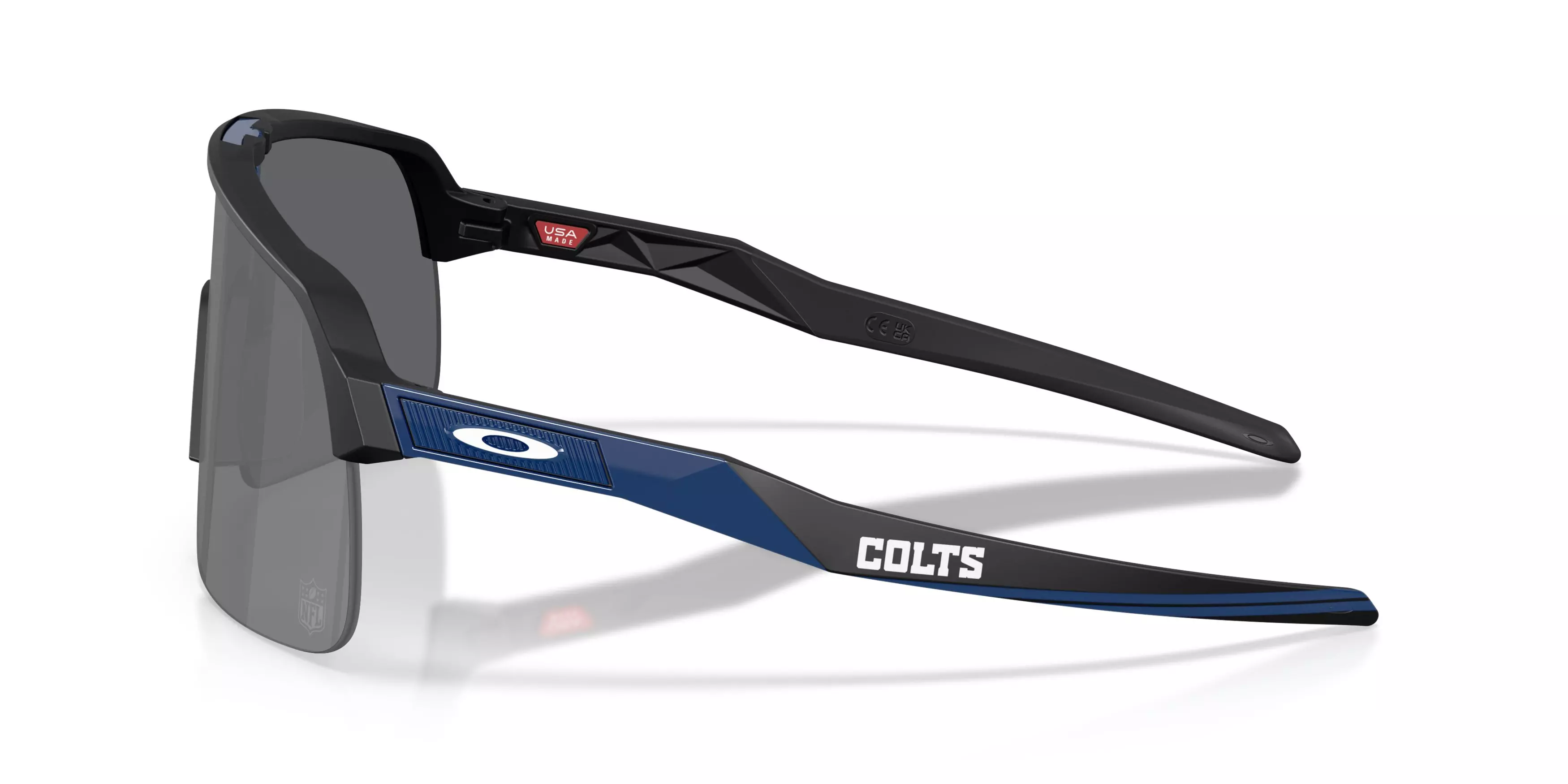 Oakley Indianapolis Colts 2025 Sutro Lite Prizm Black Sunglasses – Matte Black - BLACK