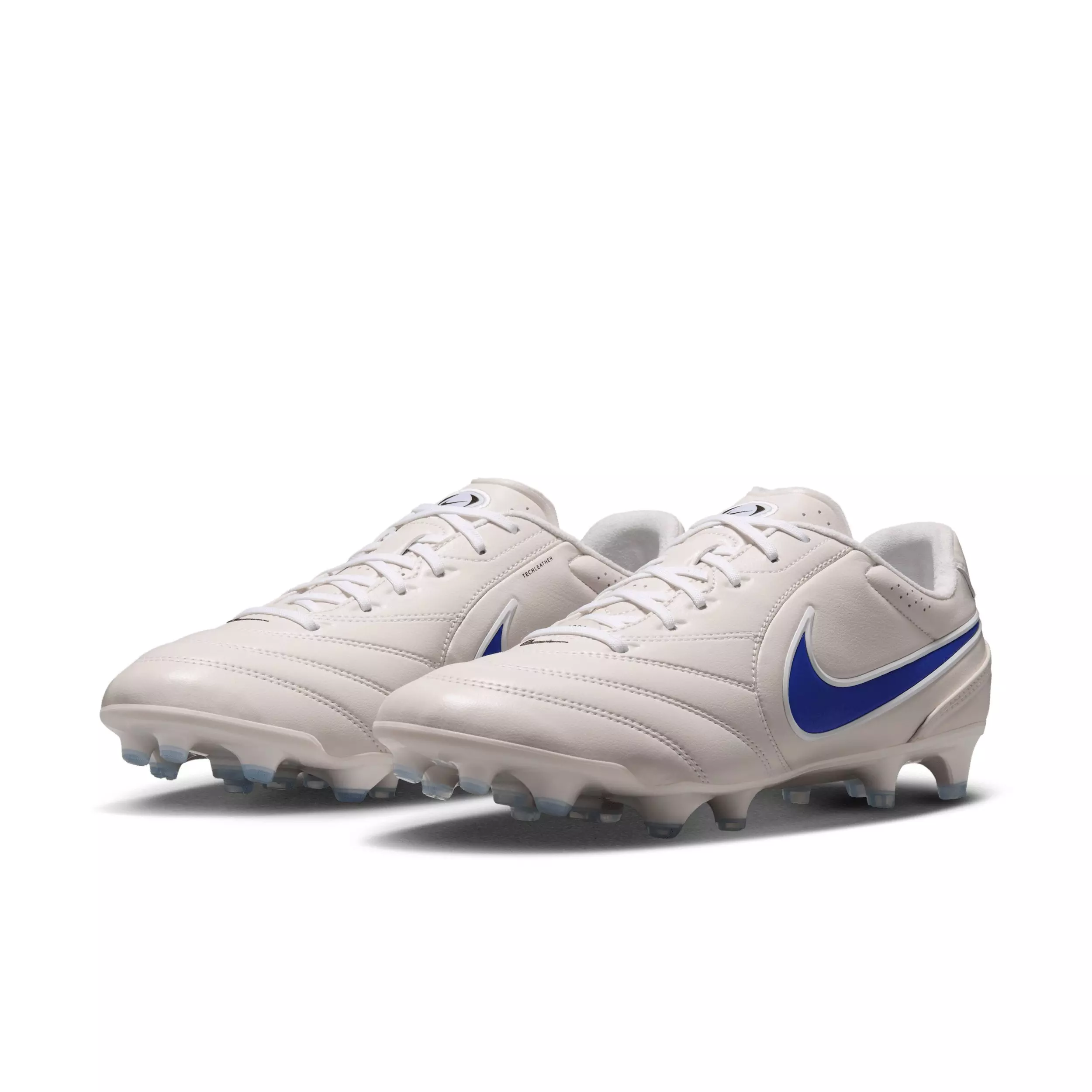 Nike Tiempo Ligera Pro FG "Chalk/White/Racer Blue" Men's Soccer Cleat - CHALK/WHITE/BLUE