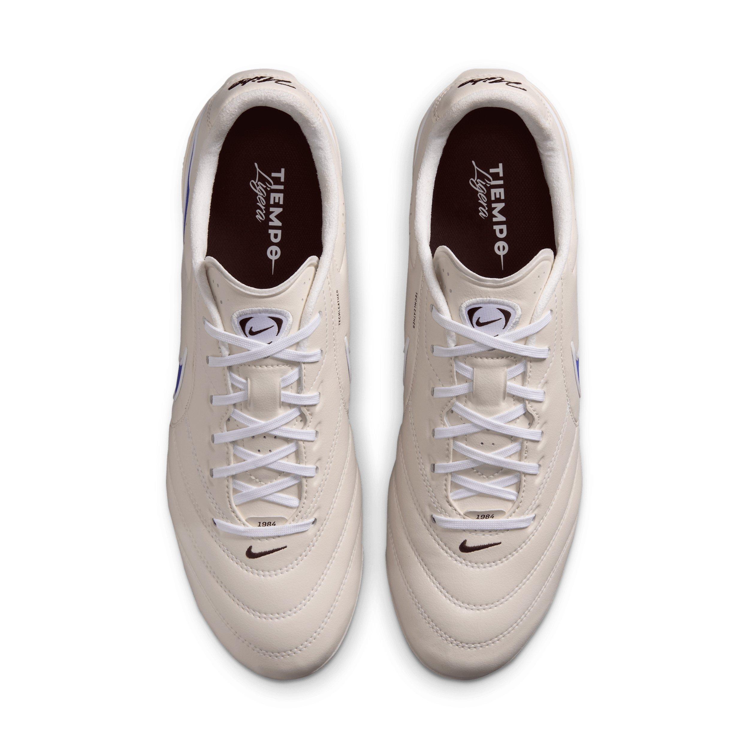 Nike Tiempo Ligera Pro FG "Chalk/White/Racer Blue" Men's Soccer Cleat - CHALK/WHITE/BLUE