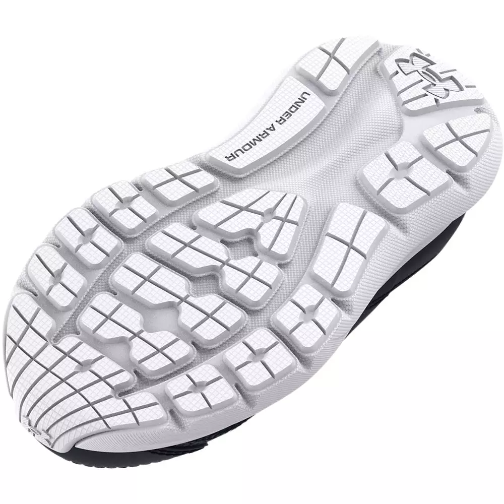 Under Armour Surge 3 Slip "Black/White" Infant Boys' Running Shoe - BLACK/WHITE