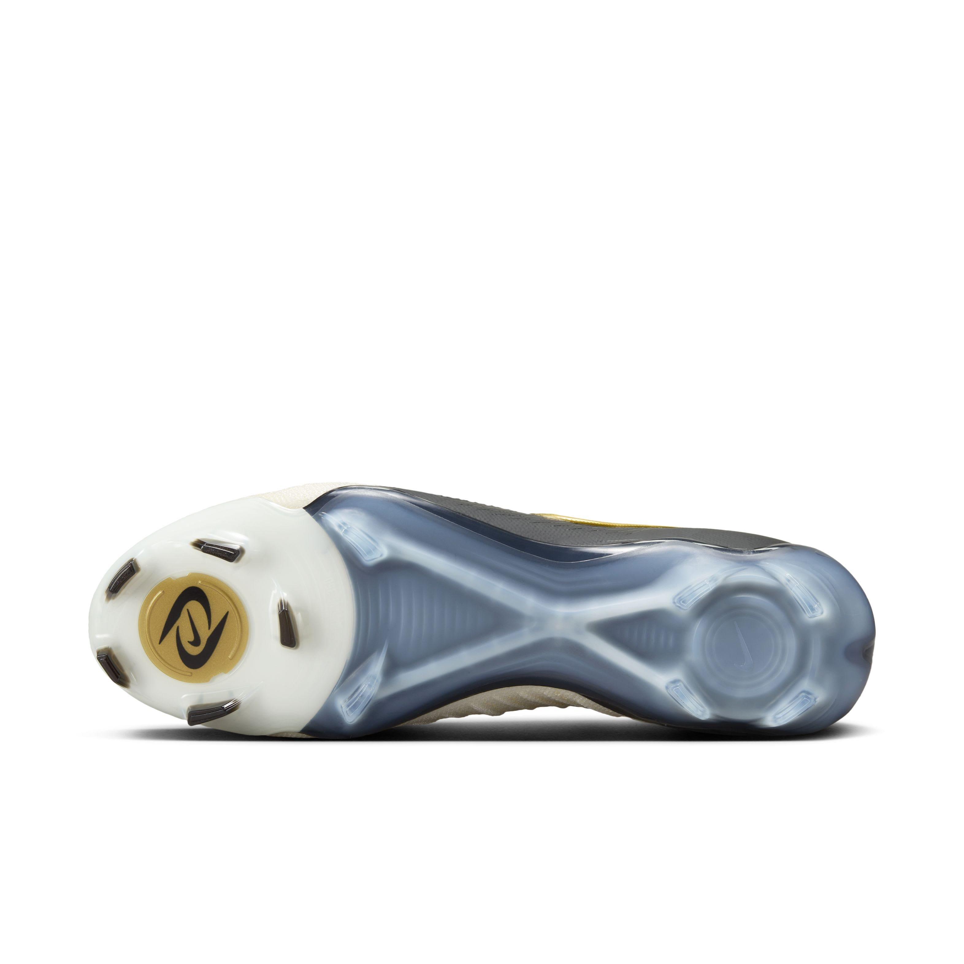 Nike Phantom GX 2 Elite FG Grade School Kids' "White/Metallic Gold Coin/Black" Soccer Cleat