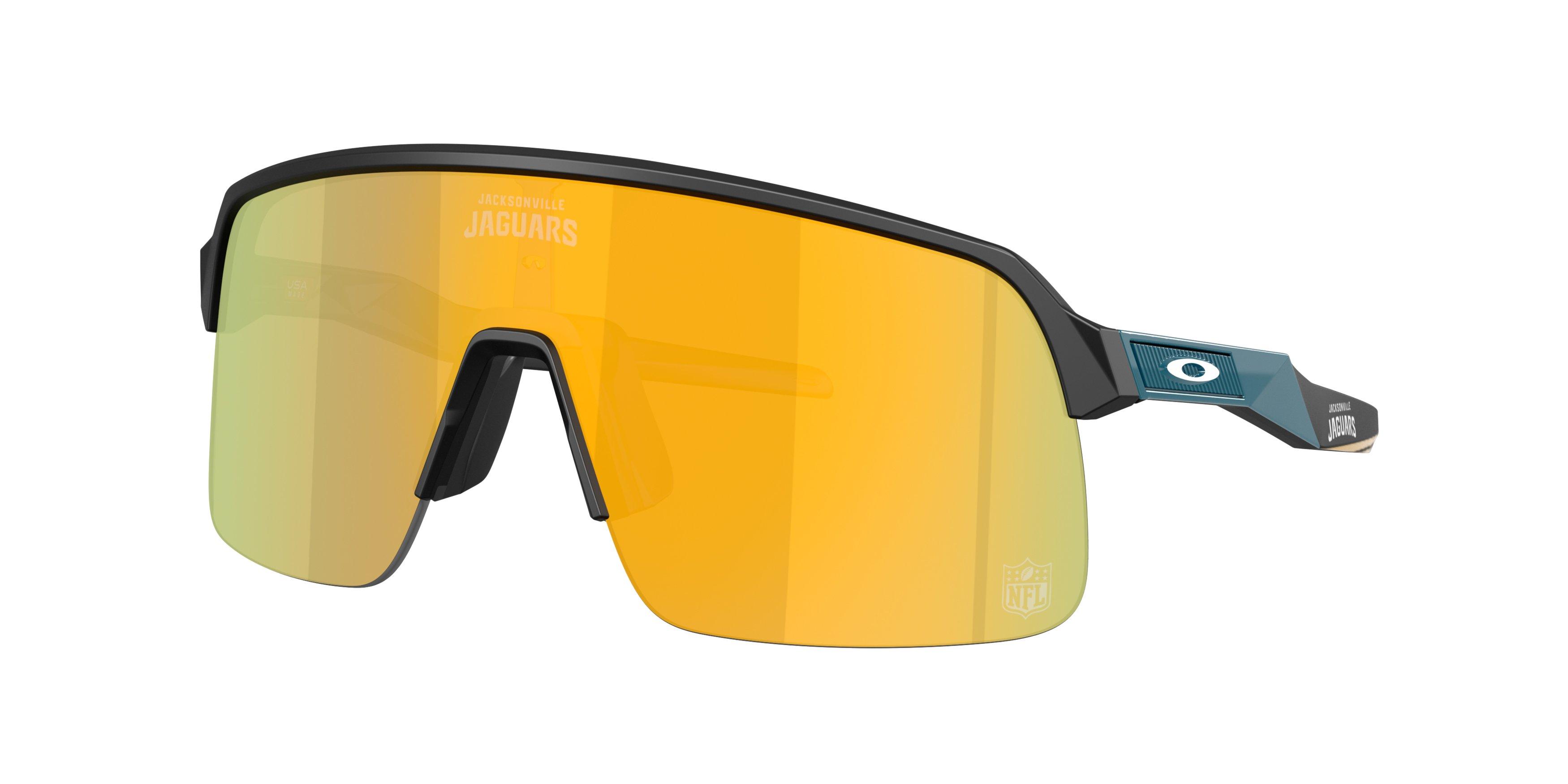 Oakley Jacksonville Jaguars 2025 Sutro Lite Prizm 24K Sunglasses &ndash; Matte Black - BLACK/GOLD Thumbnail View 1