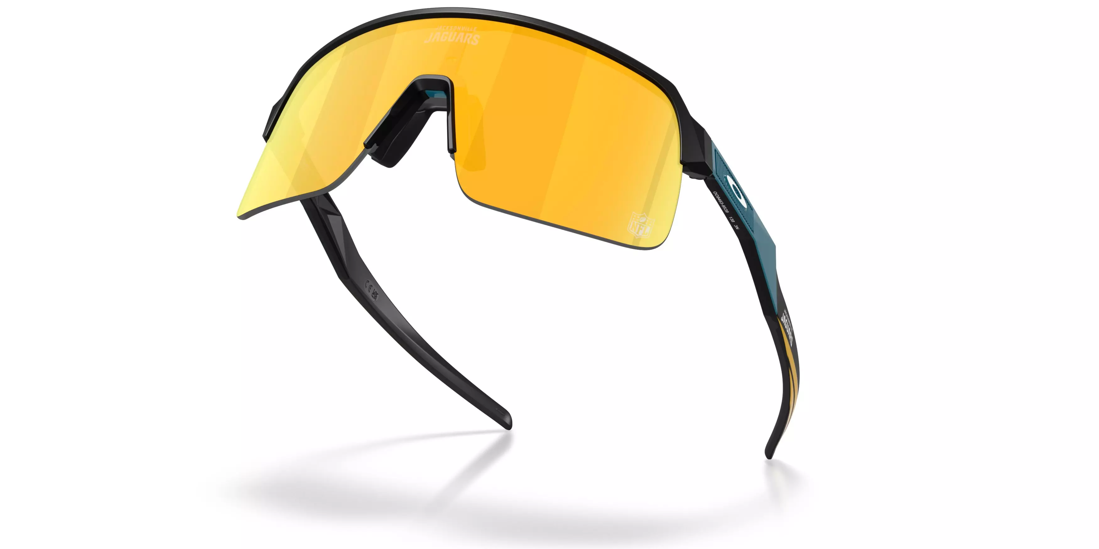 Oakley Jacksonville Jaguars 2025 Sutro Lite Prizm 24K Sunglasses – Matte Black - BLACK/GOLD