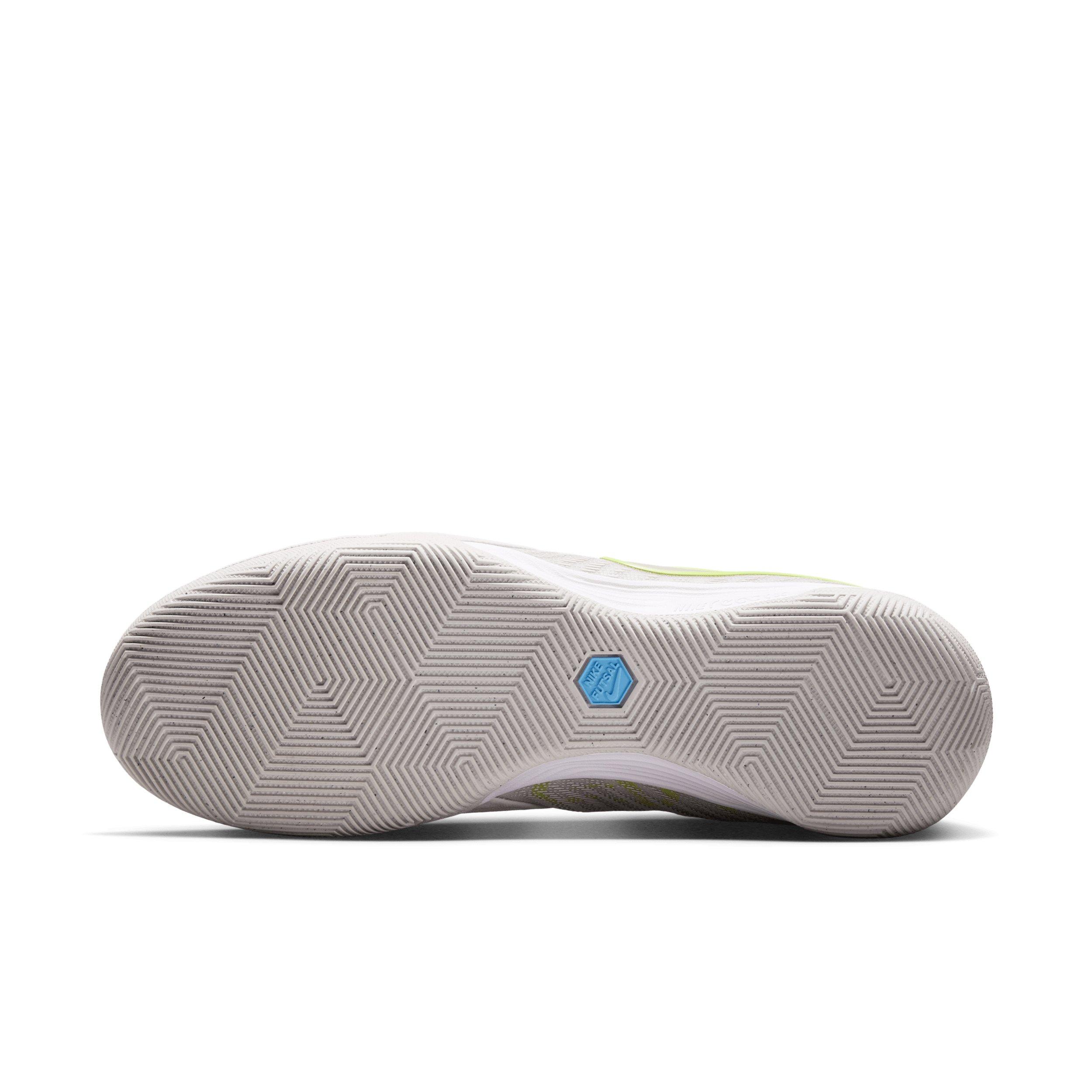 Nike Tiempo Reactgato IC "Vast Grey/Lemon Venom/Moon Particle" Men's Soccer Shoe - GREY/LEMON/MOON Thumbnail View 6
