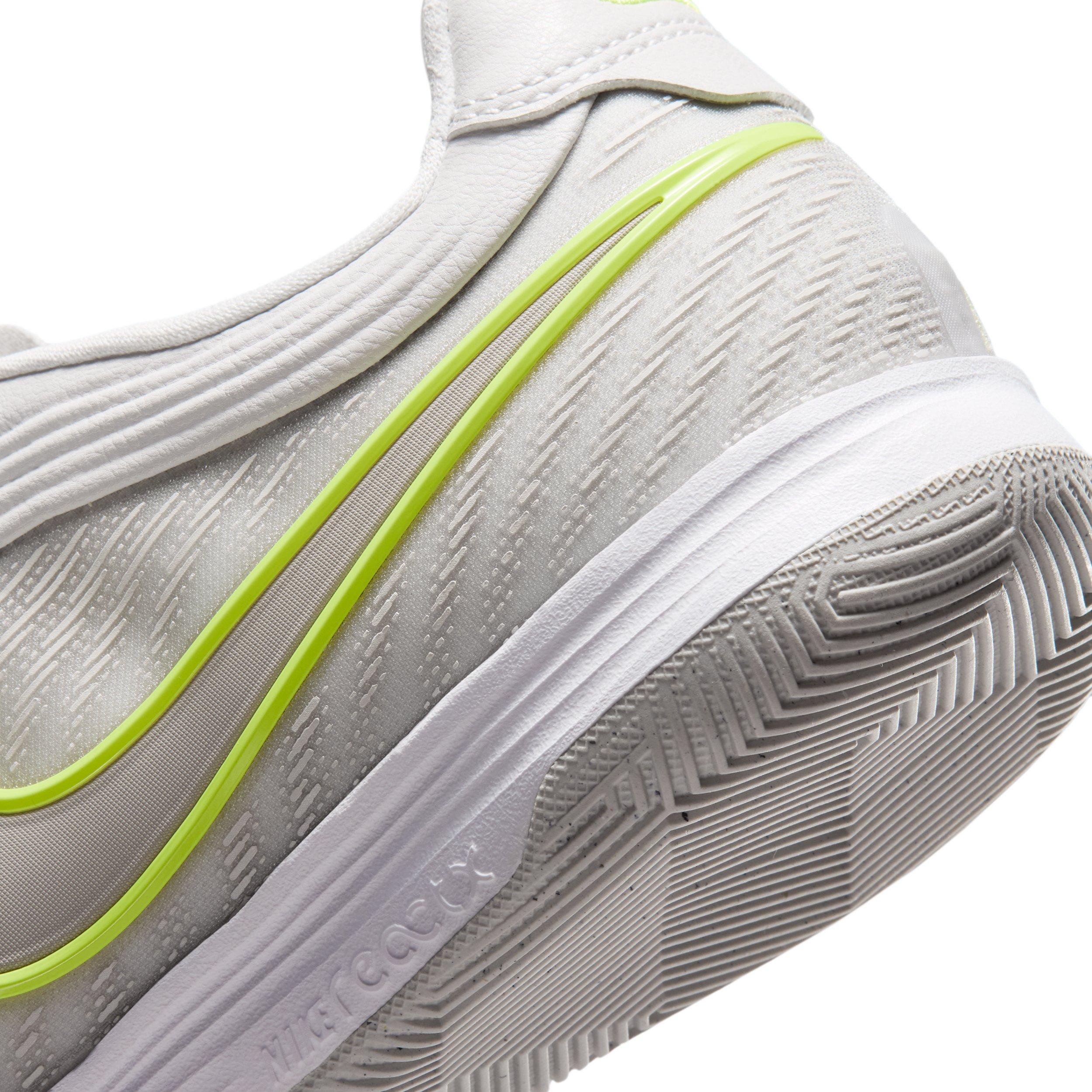 Nike Tiempo Reactgato IC "Vast Grey/Lemon Venom/Moon Particle" Men's Soccer Shoe - GREY/LEMON/MOON Thumbnail View 8