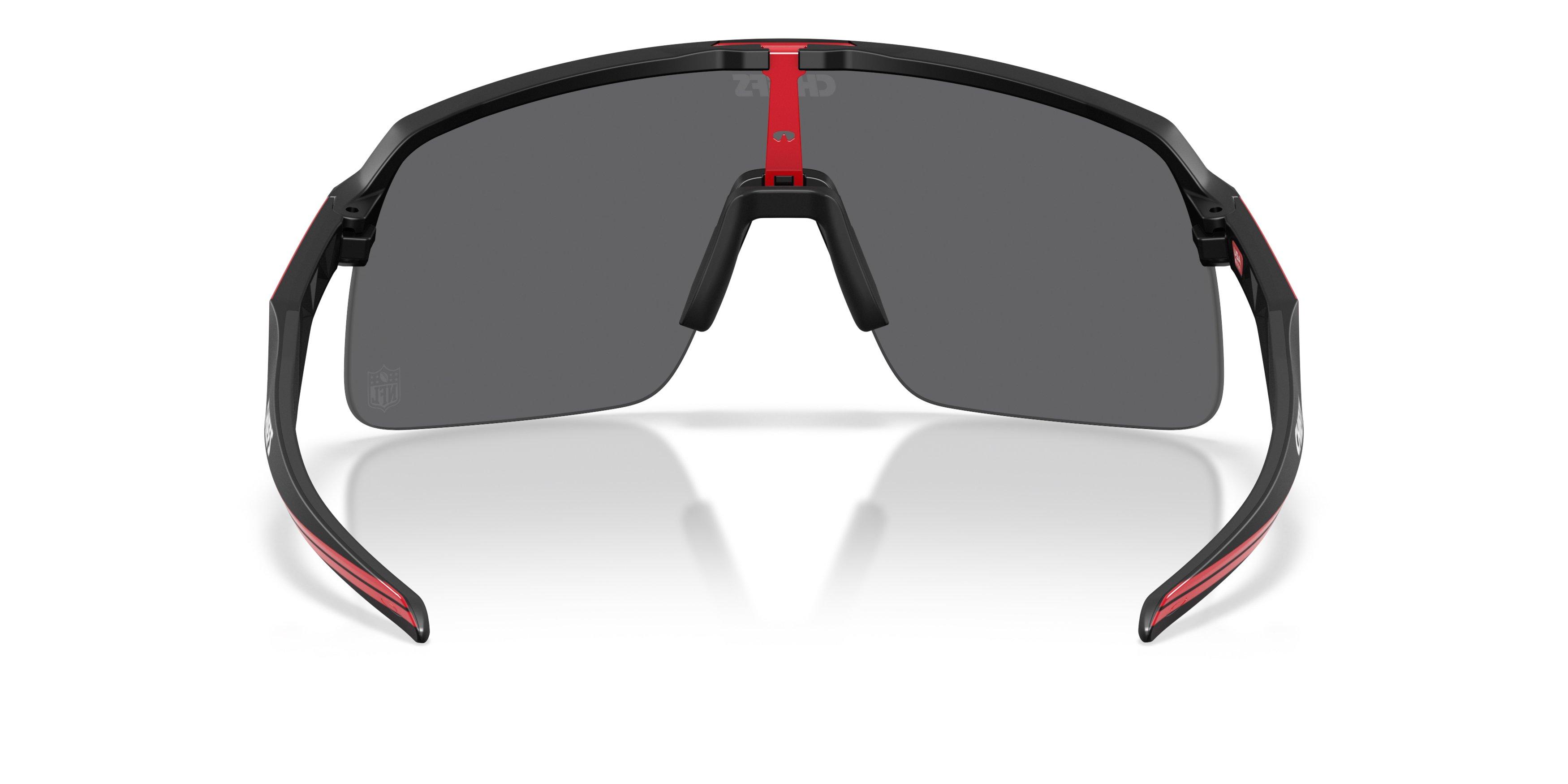 Oakley Kansas City Chiefs 2025 Sutro Lite Prizm Black Sunglasses &ndash; Matte Black - BLACK Thumbnail View 3