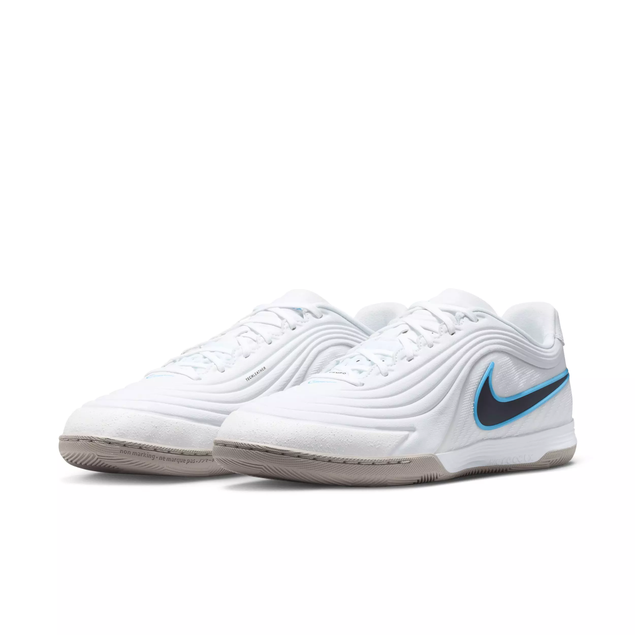 Nike Tiempo Reactgato IC "White/Shimmer" Men's Soccer Shoe - WHITE/SHIMMER