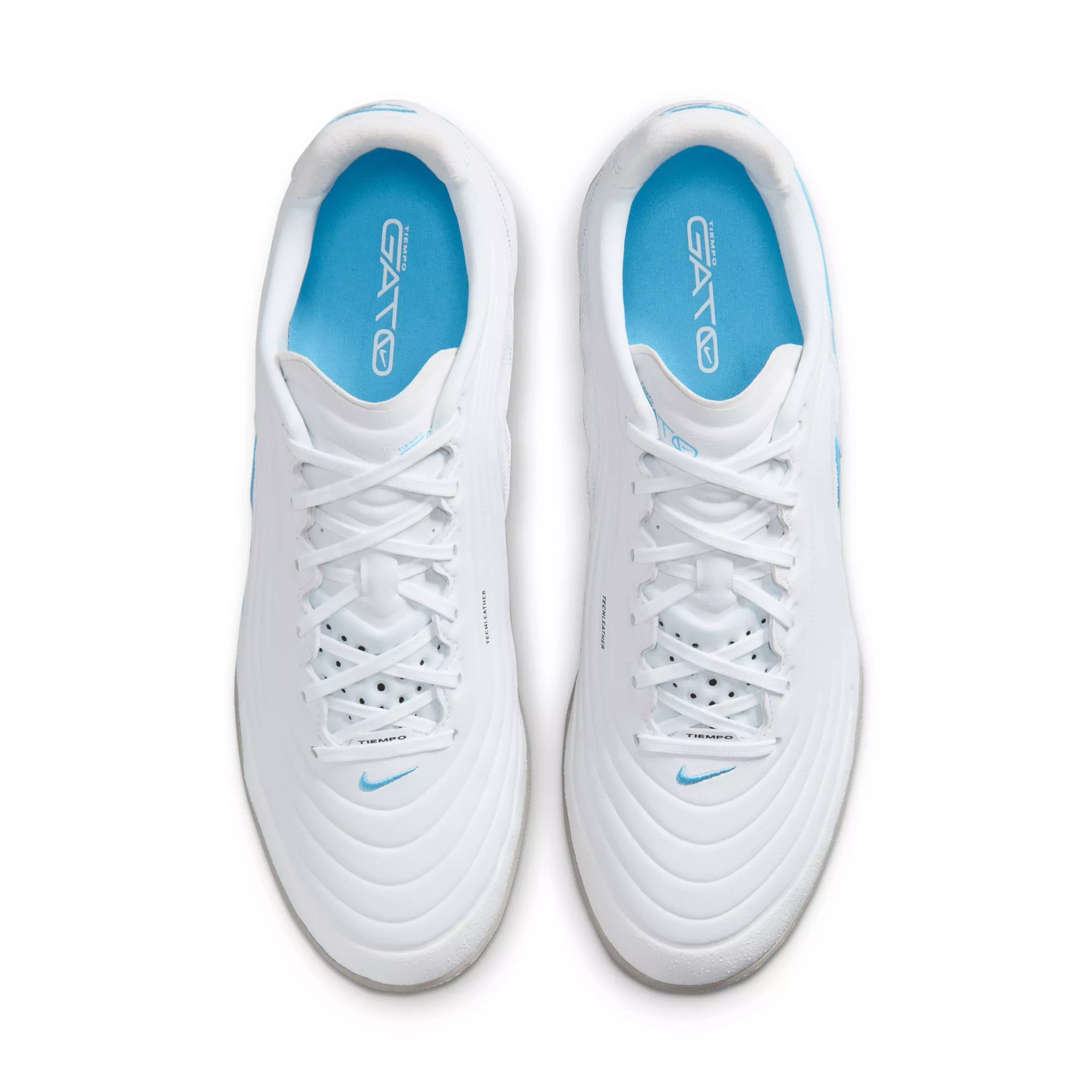Nike Tiempo Reactgato IC "White/Shimmer" Men's Soccer Shoe - WHITE/SHIMMER