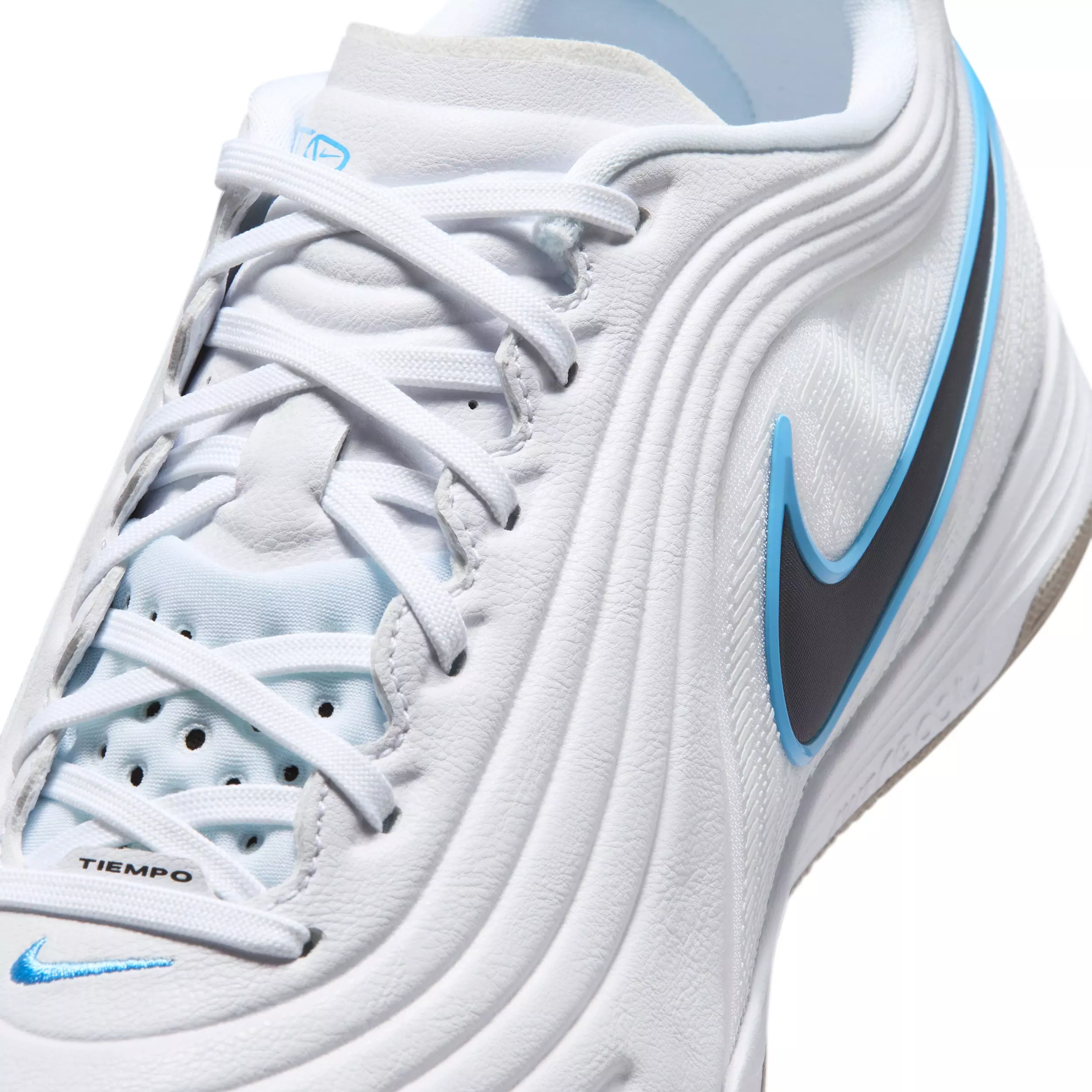 Nike Tiempo Reactgato IC "White/Shimmer" Men's Soccer Shoe - WHITE/SHIMMER
