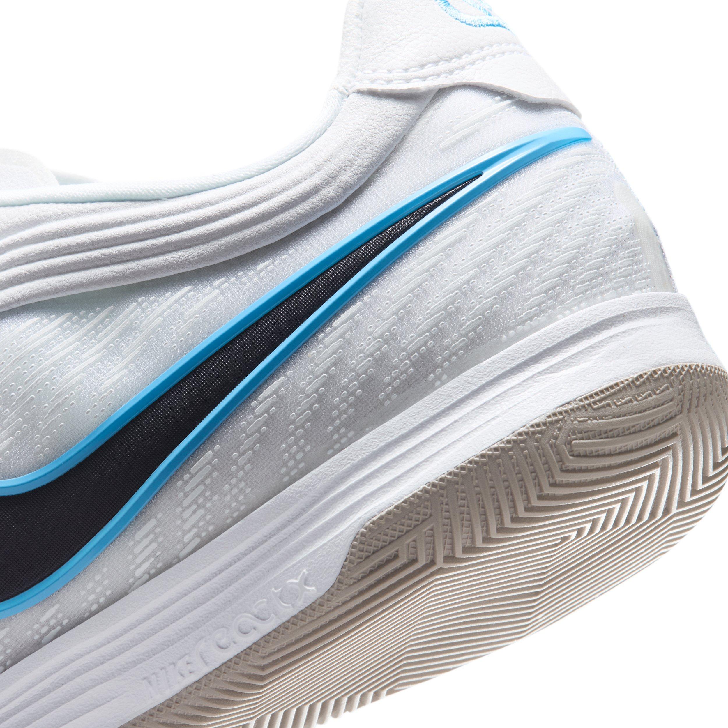 Nike Tiempo Reactgato IC "White/Shimmer" Men's Soccer Shoe - WHITE/SHIMMER Thumbnail View 8