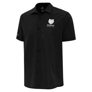 Antigua Men's Memphis Grizzlies Activate Woven Shirt-Black