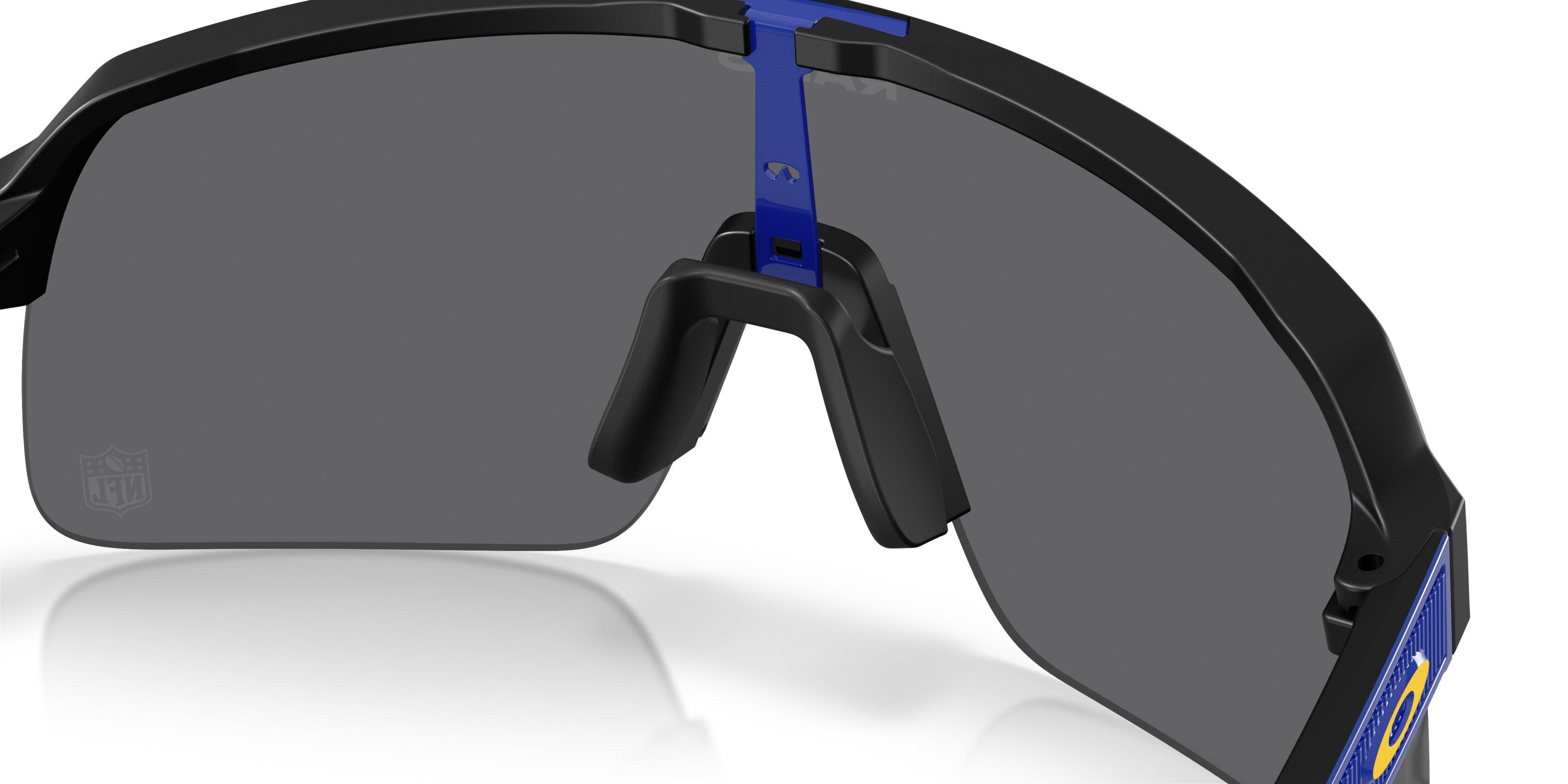Oakley Los Angeles Rams 2025 Sutro Lite Prizm Black Sunglasses &ndash; Matte Black - BLACK Thumbnail View 5
