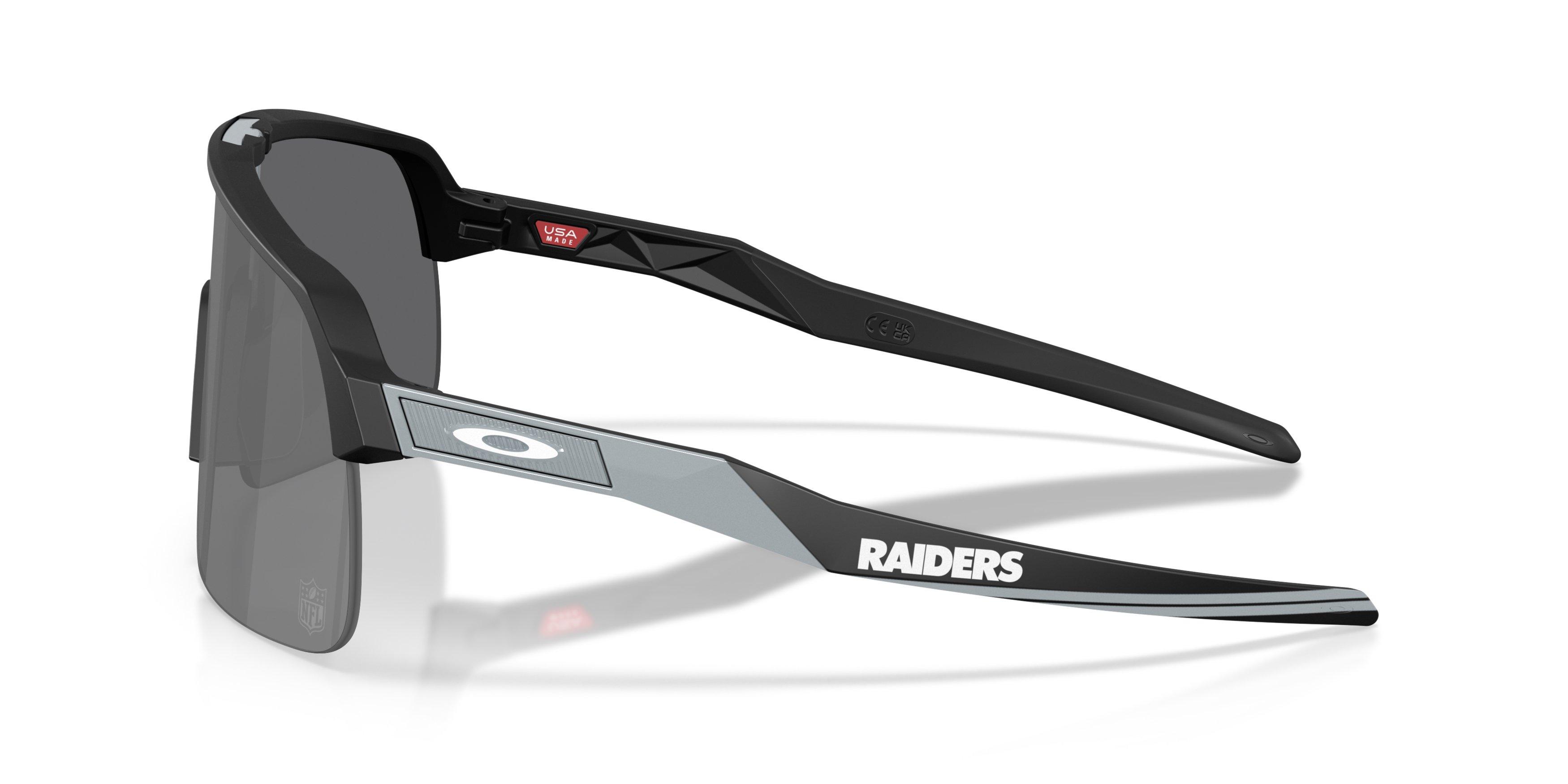Oakley Las Vegas Raiders Sutro Lite Prizm Black Sunglasses &ndash; Matte Black - BLACK Thumbnail View 6