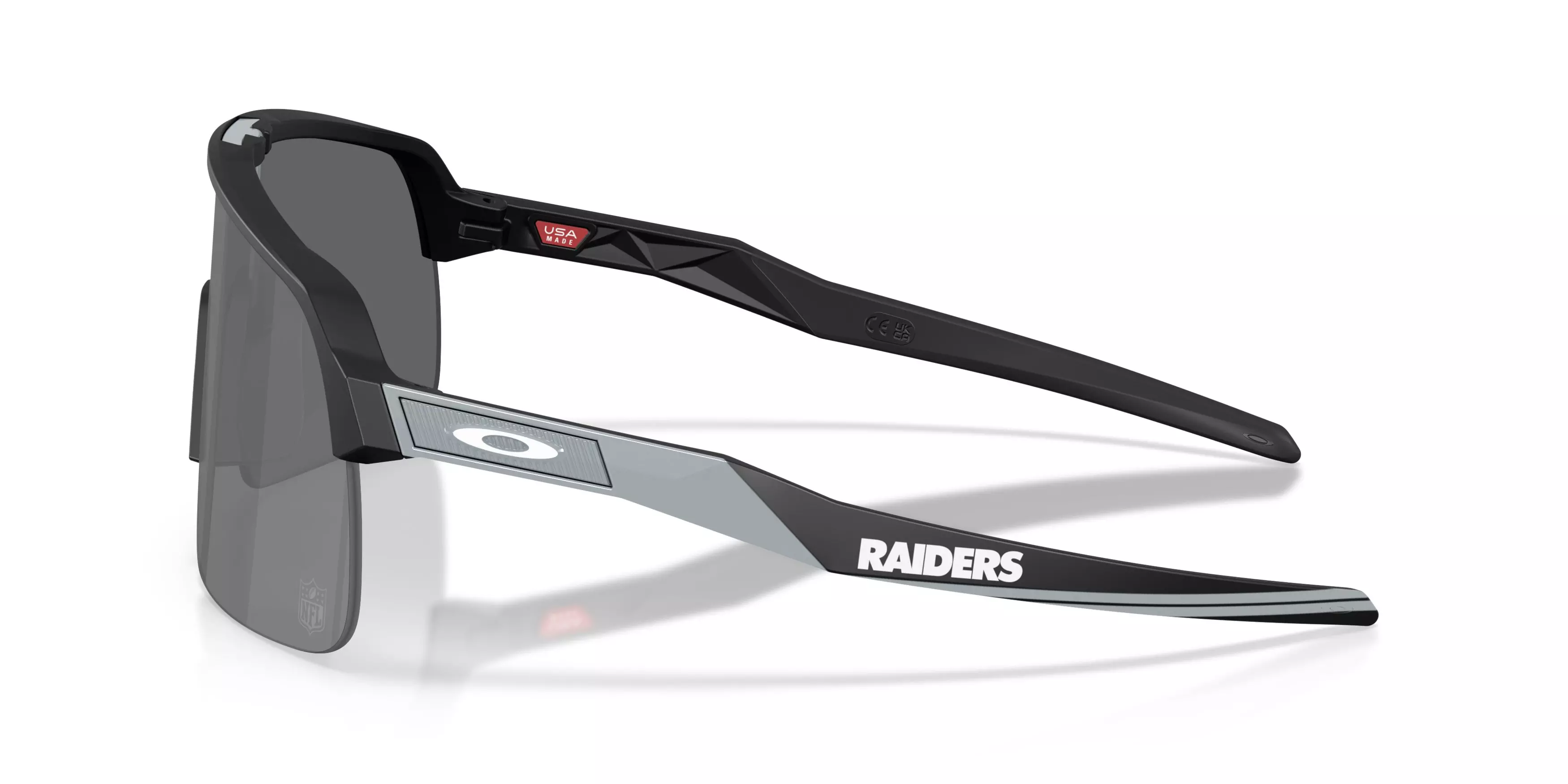 Oakley Las Vegas Raiders Sutro Lite Prizm Black Sunglasses – Matte Black - BLACK
