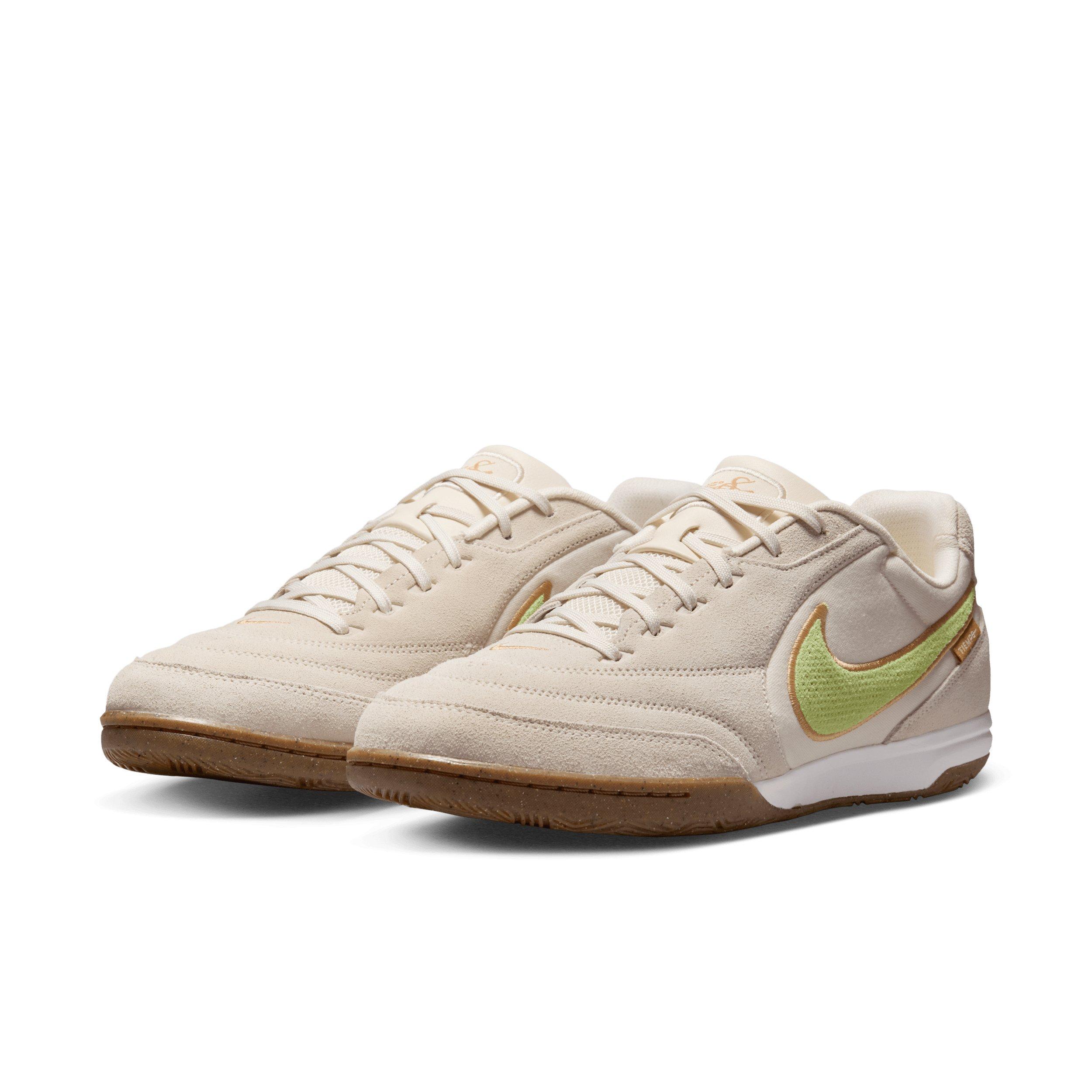 Nike Tiempo Streetgato PRM IC "Chalk/Moon Particle/Lemon Venom" Men's Soccer Shoe - CHALK/MOON/LEMON Thumbnail View 3