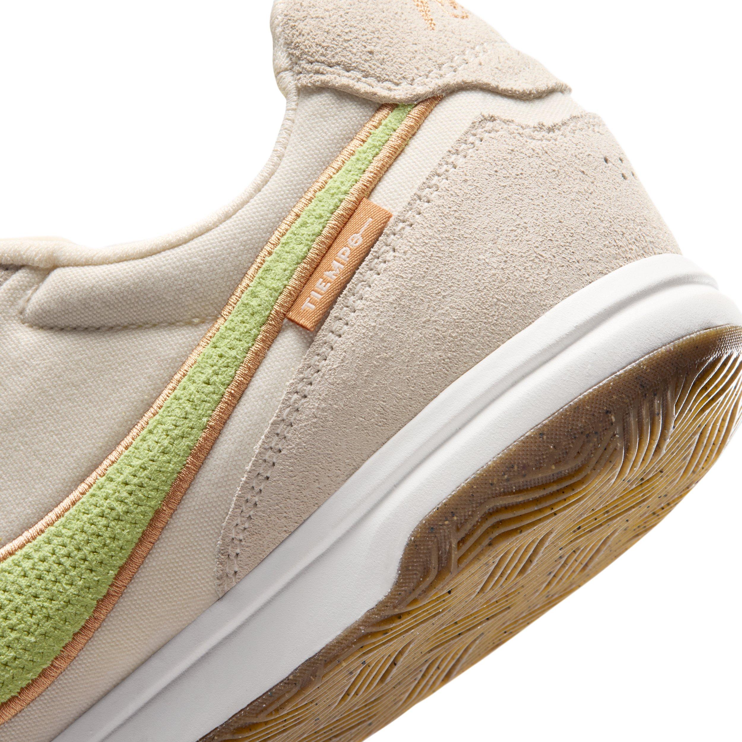 Nike Tiempo Streetgato PRM IC "Chalk/Moon Particle/Lemon Venom" Men's Soccer Shoe - CHALK/MOON/LEMON Thumbnail View 8