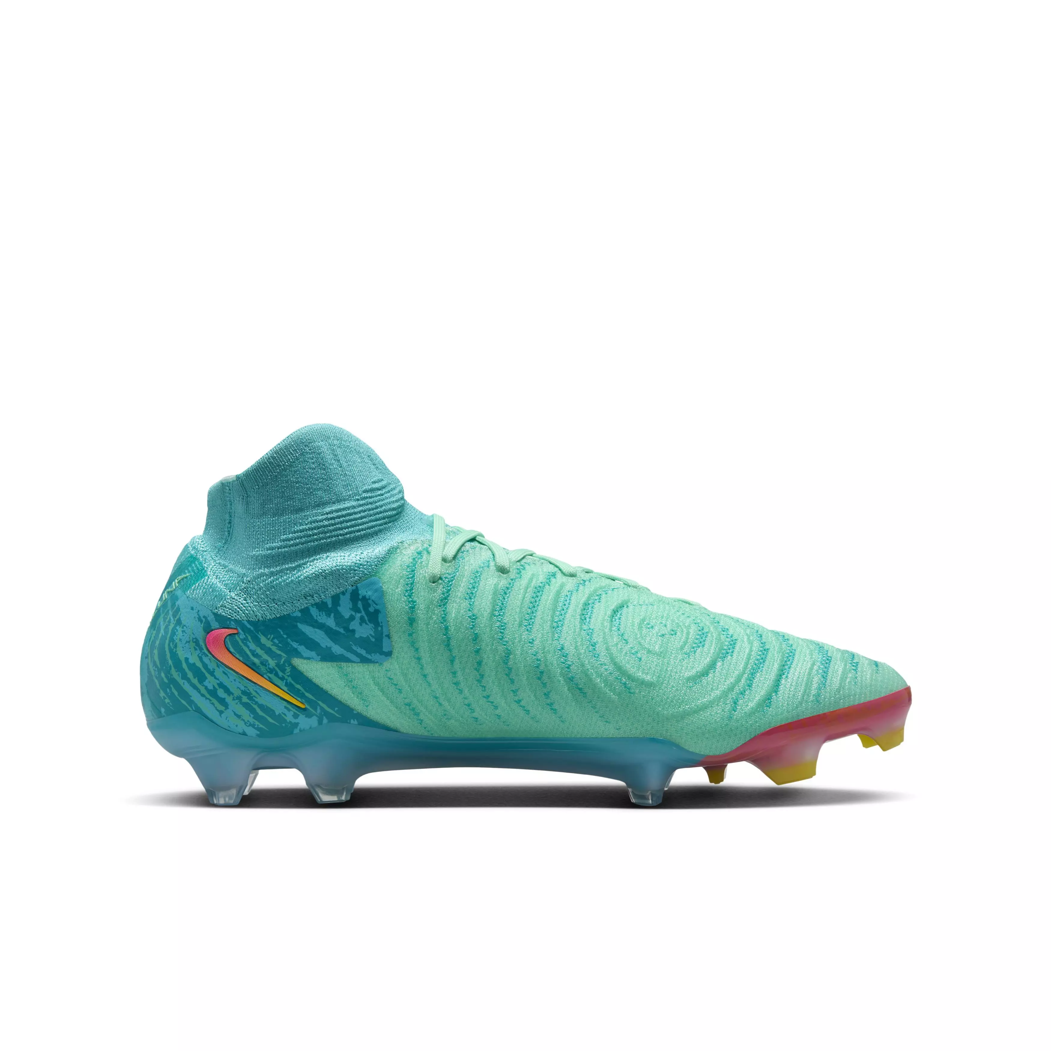 Nike Phantom Luna 2 Elite LV8 FG "Green Glow/Black" Grade School Kids' Soccer Cleat - GREEN/BLACK