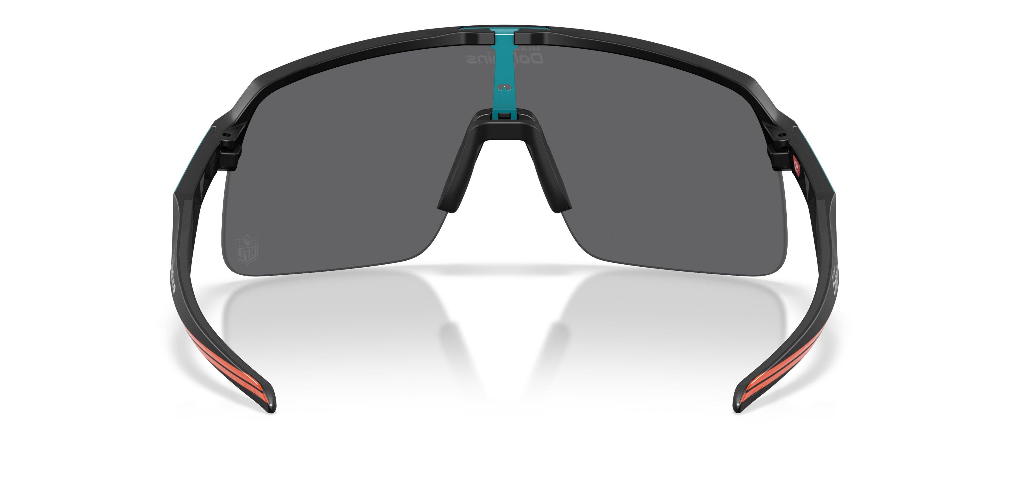 Oakley Miami Dolphins 2025 Sutro Lite Prizm Black Sunglasses &ndash; Matte Black - BLACK Thumbnail View 3