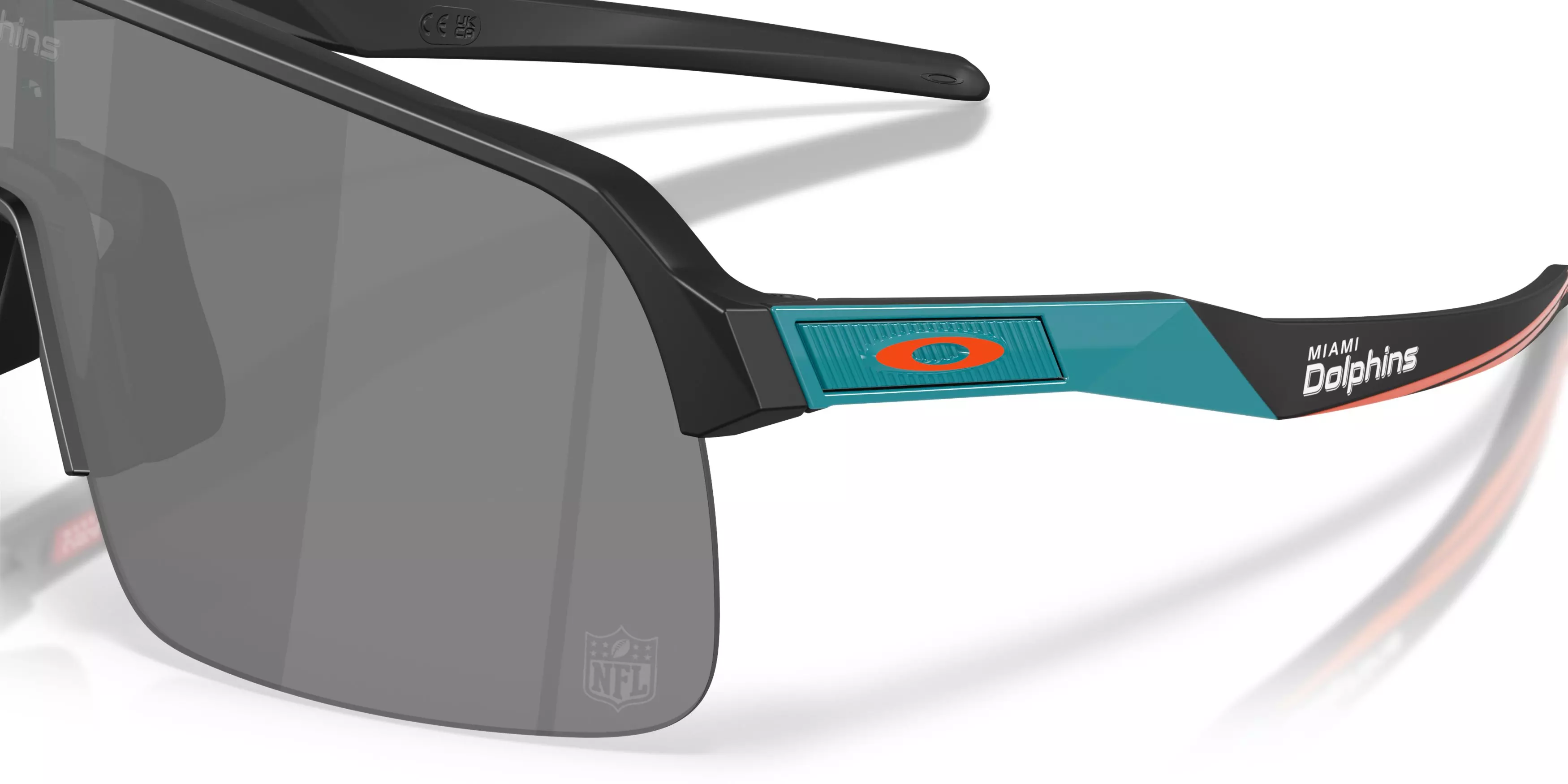 Oakley Miami Dolphins 2025 Sutro Lite Prizm Black Sunglasses – Matte Black - BLACK