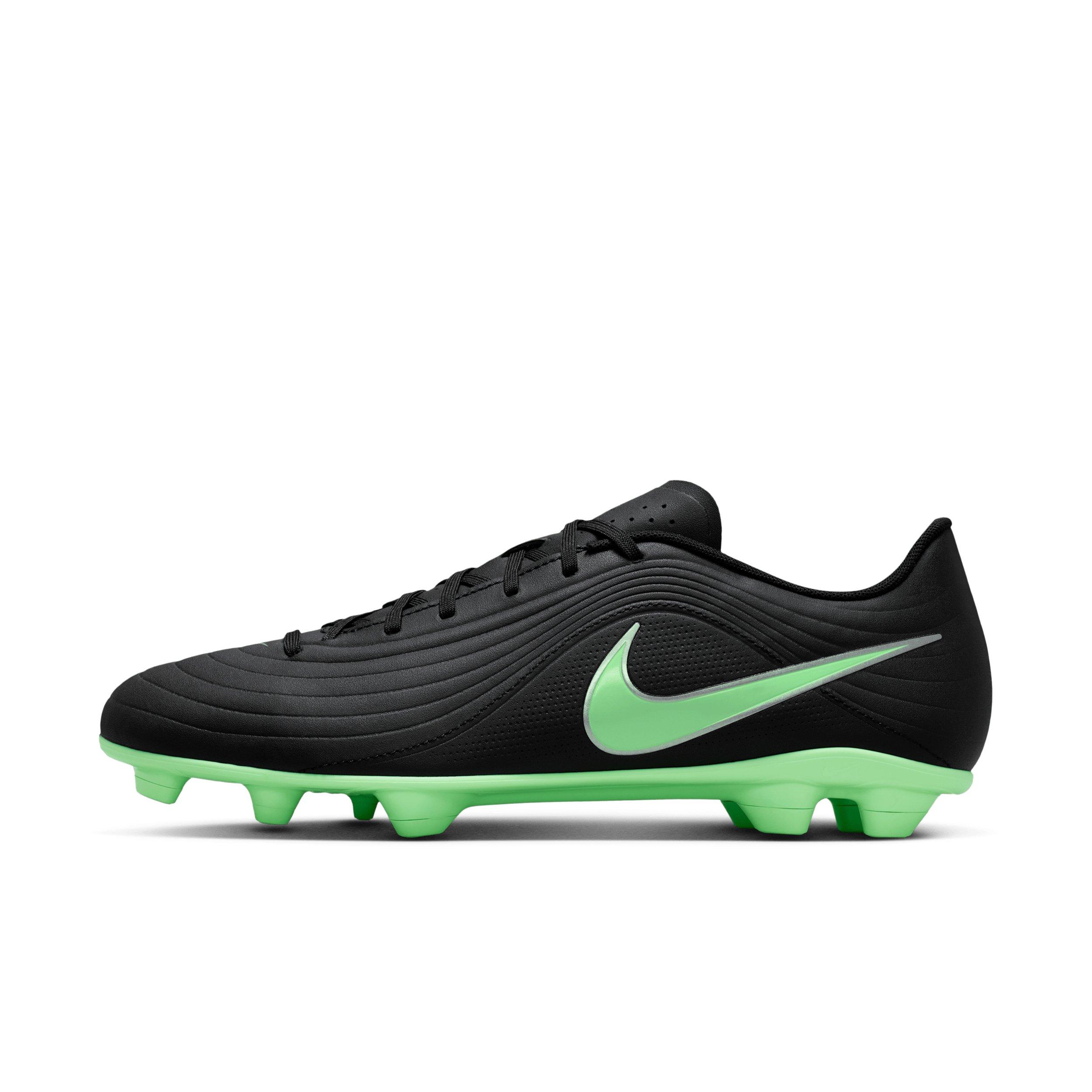 Nike Tiempo Maestro Club MG "Black/Black/Illusion Green" Men's Soccer Cleat - BLACK/BLACK/GREEN Thumbnail View 2