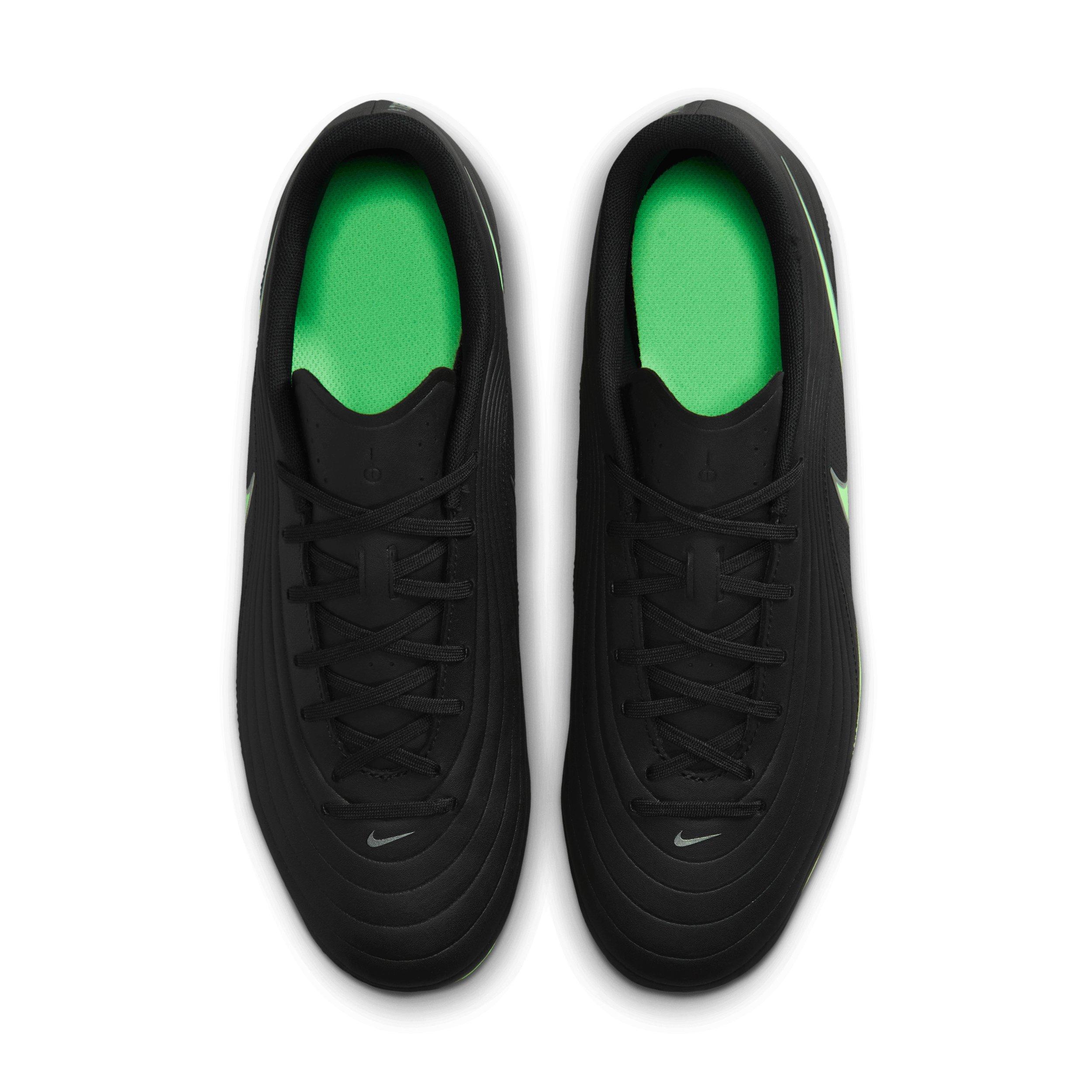 Nike Tiempo Maestro Club MG "Black/Black/Illusion Green" Men's Soccer Cleat - BLACK/BLACK/GREEN Thumbnail View 4