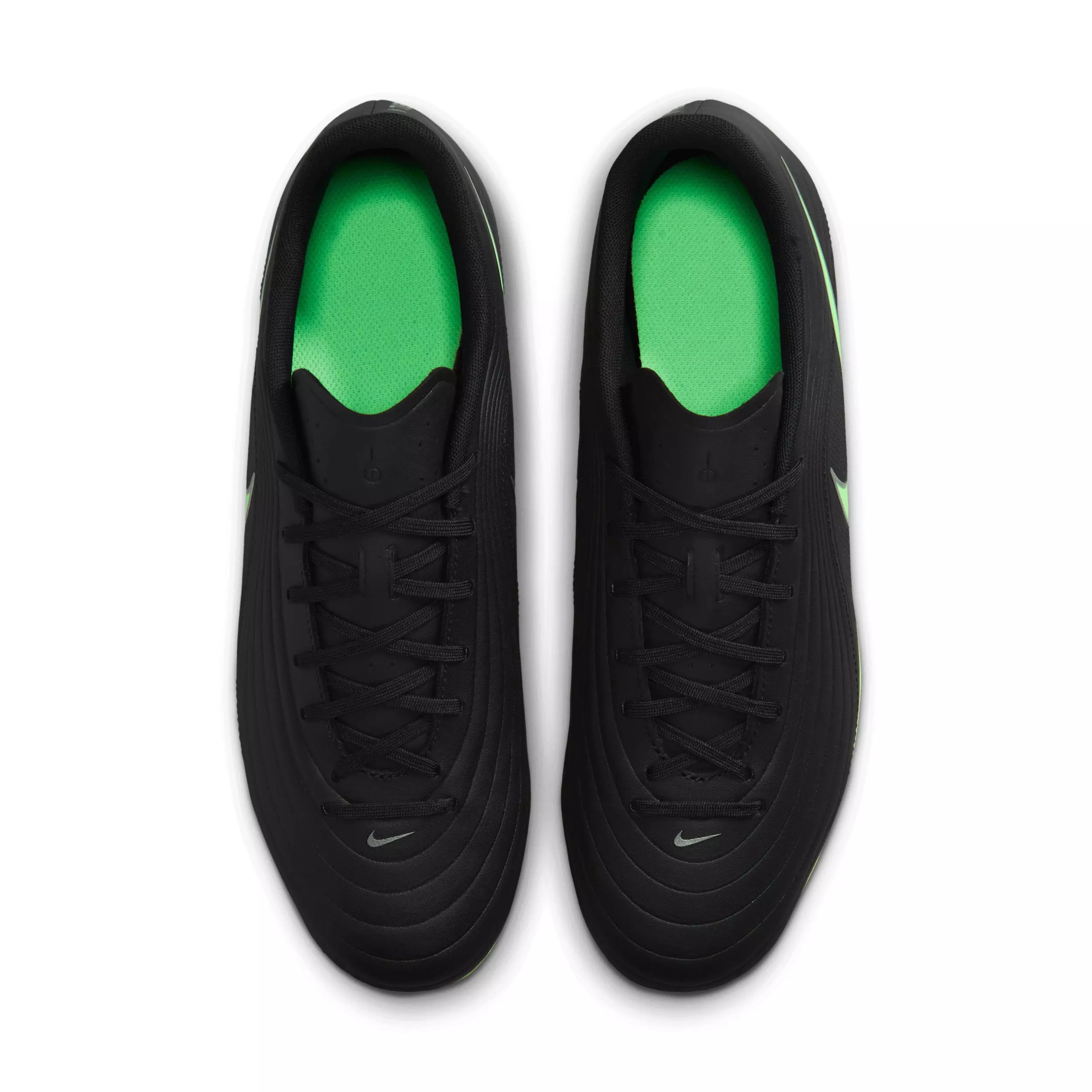 Nike Tiempo Maestro Club MG "Black/Black/Illusion Green" Men's Soccer Cleat - BLACK/BLACK/GREEN