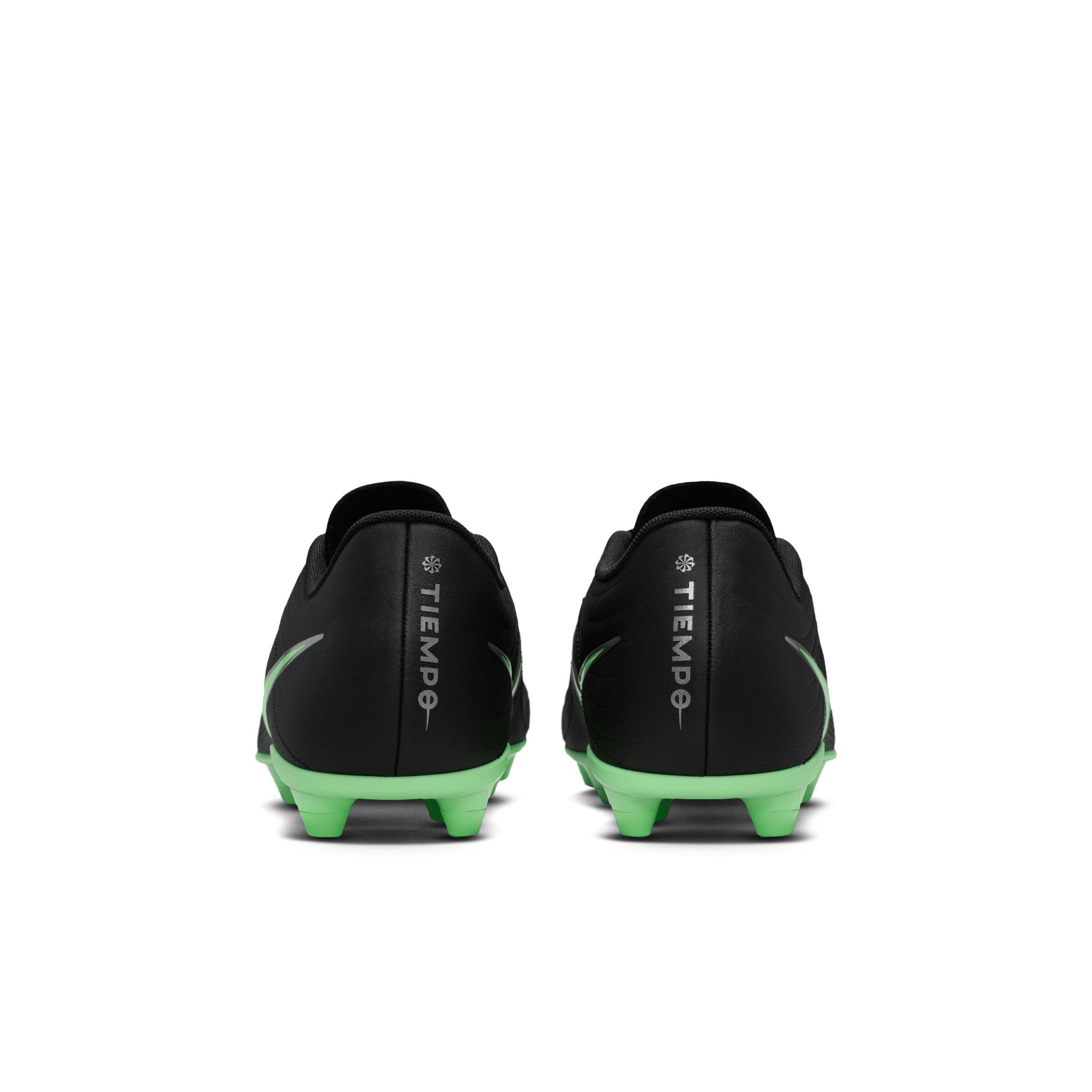 Nike Tiempo Maestro Club MG "Black/Black/Illusion Green" Men's Soccer Cleat - BLACK/BLACK/GREEN Thumbnail View 5