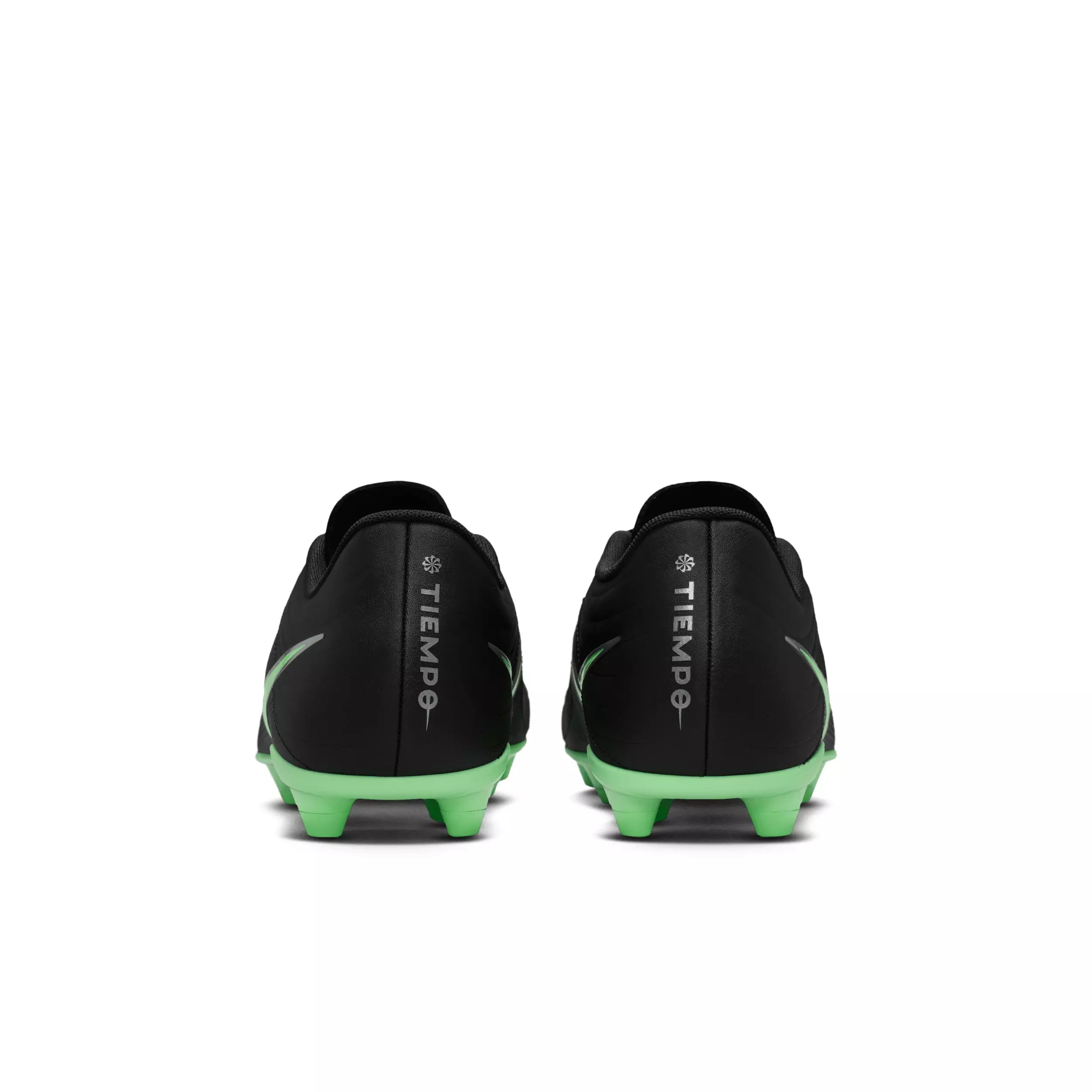 Nike Tiempo Maestro Club MG "Black/Black/Illusion Green" Men's Soccer Cleat - BLACK/BLACK/GREEN