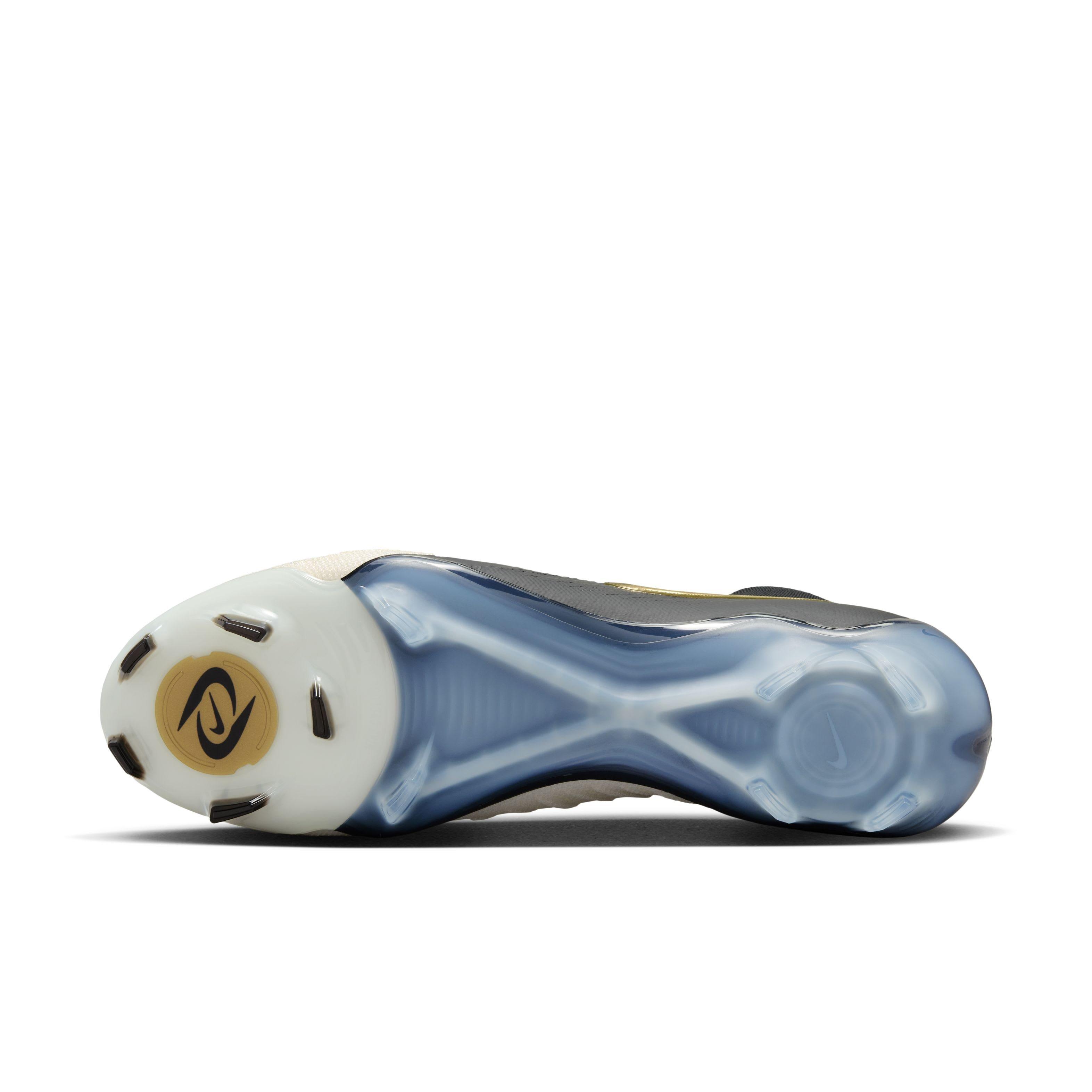 Nike Phantom Luna 2 Elite FG "White/Metallic Gold Coin/Black" Men's Soccer Cleat - WHITE/GOLD/BLACK Thumbnail View 6