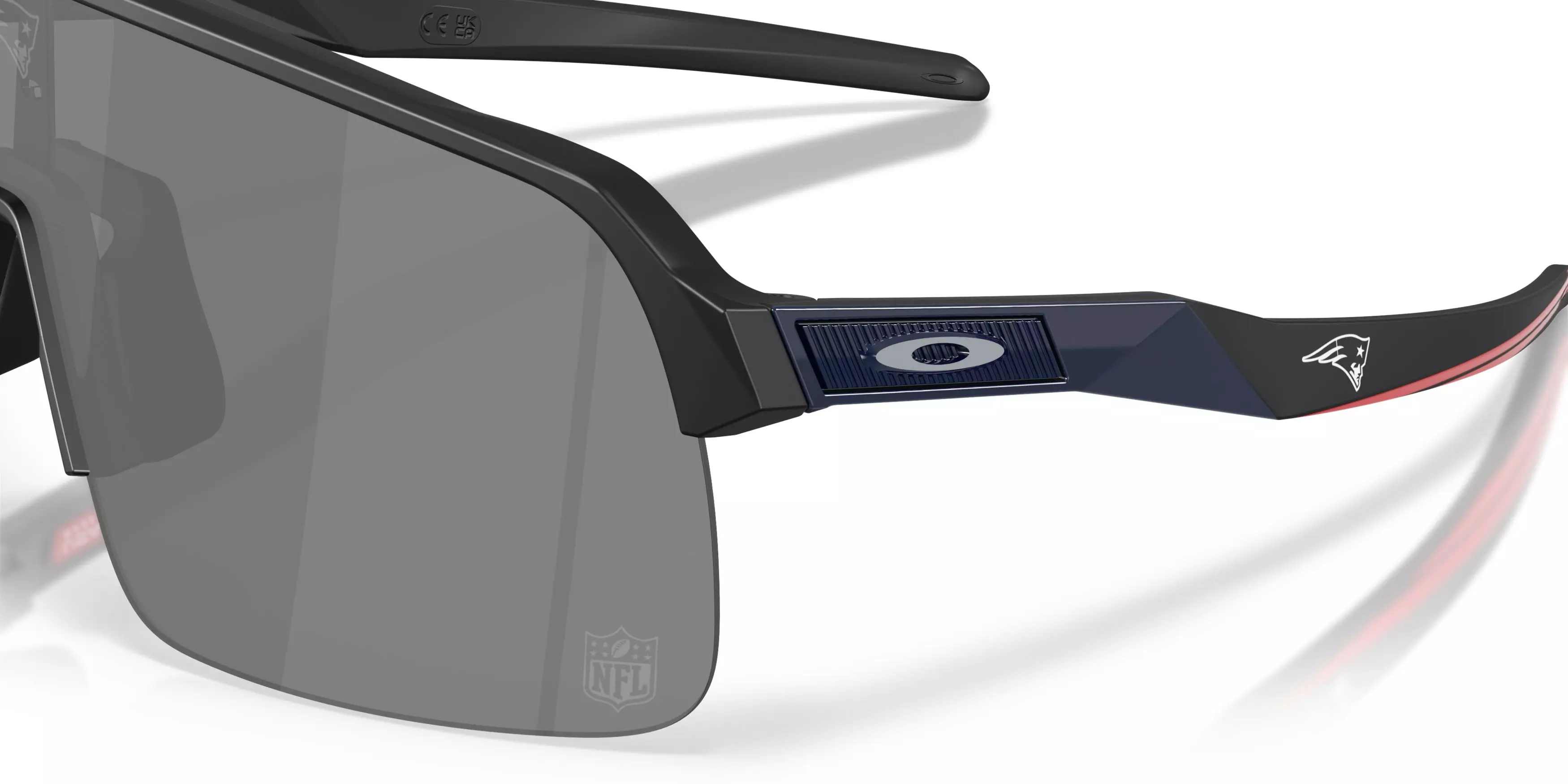 Oakley New England Patriots 2025 Sutro Lite Prizm Black Sunglasses – Matte Black - BLACK
