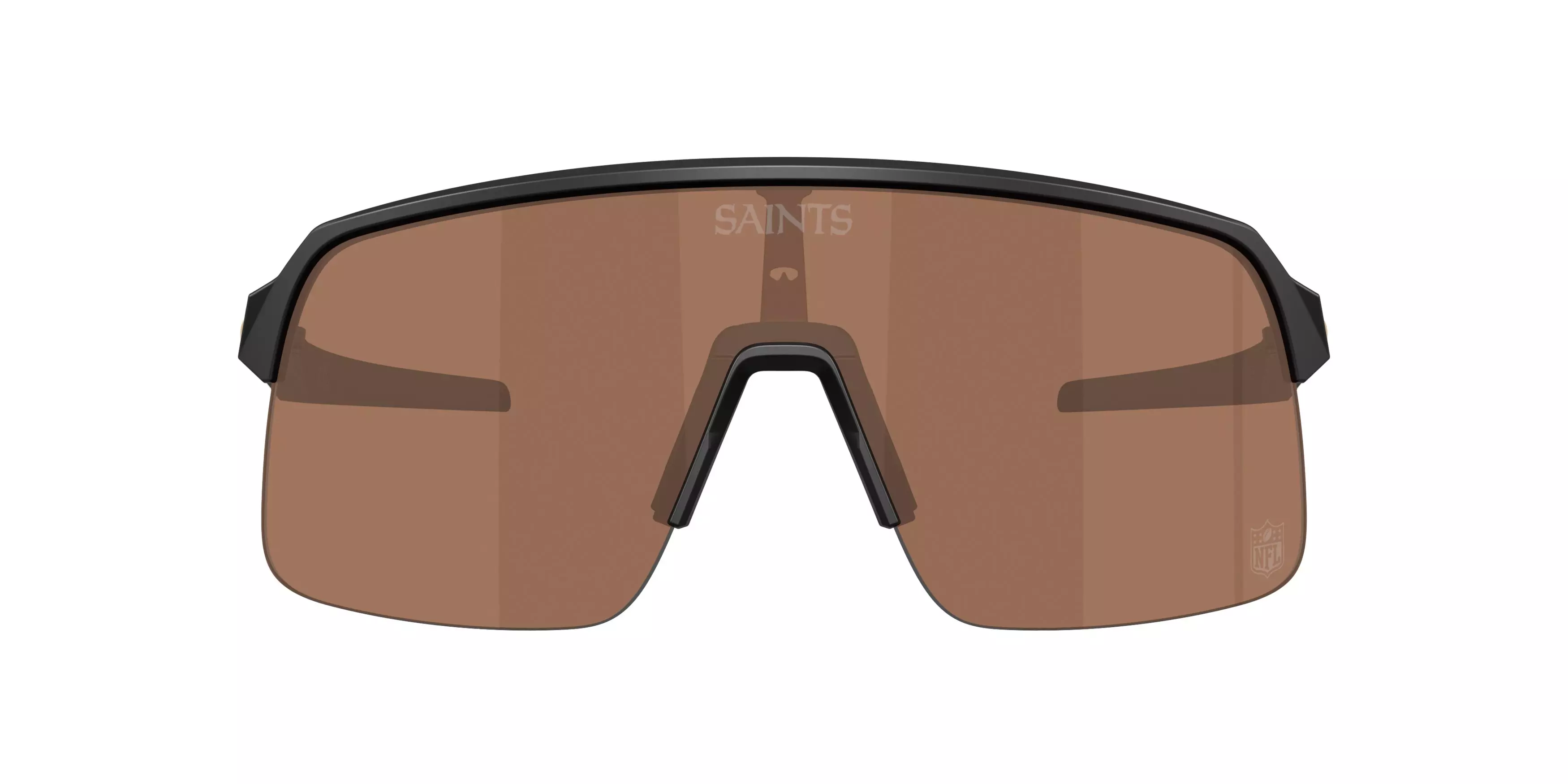 Oakley New Orleans Saints Sutro Lite Prizm Tungsten Sunglasses – Matte Black - BLACK/BROWN