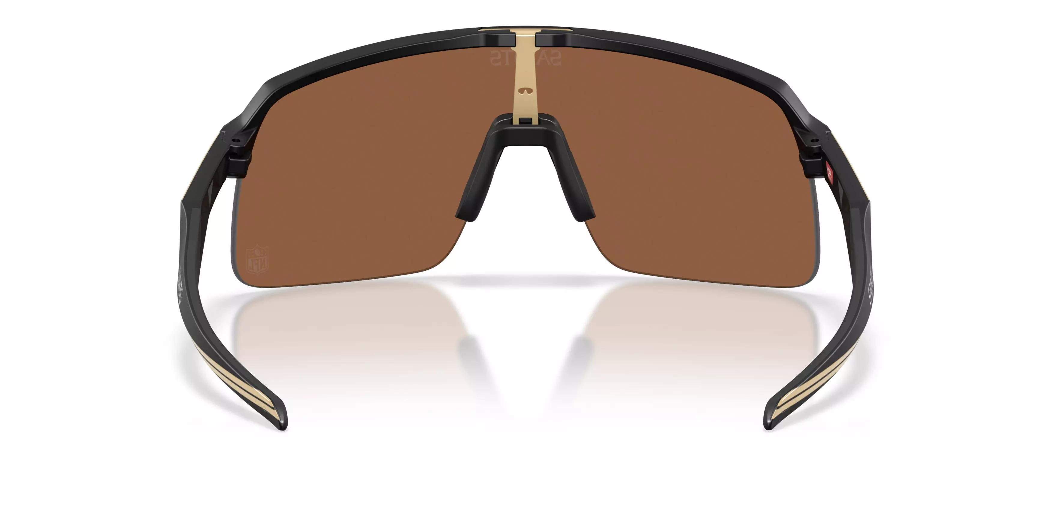 Oakley New Orleans Saints Sutro Lite Prizm Tungsten Sunglasses – Matte Black - BLACK/BROWN
