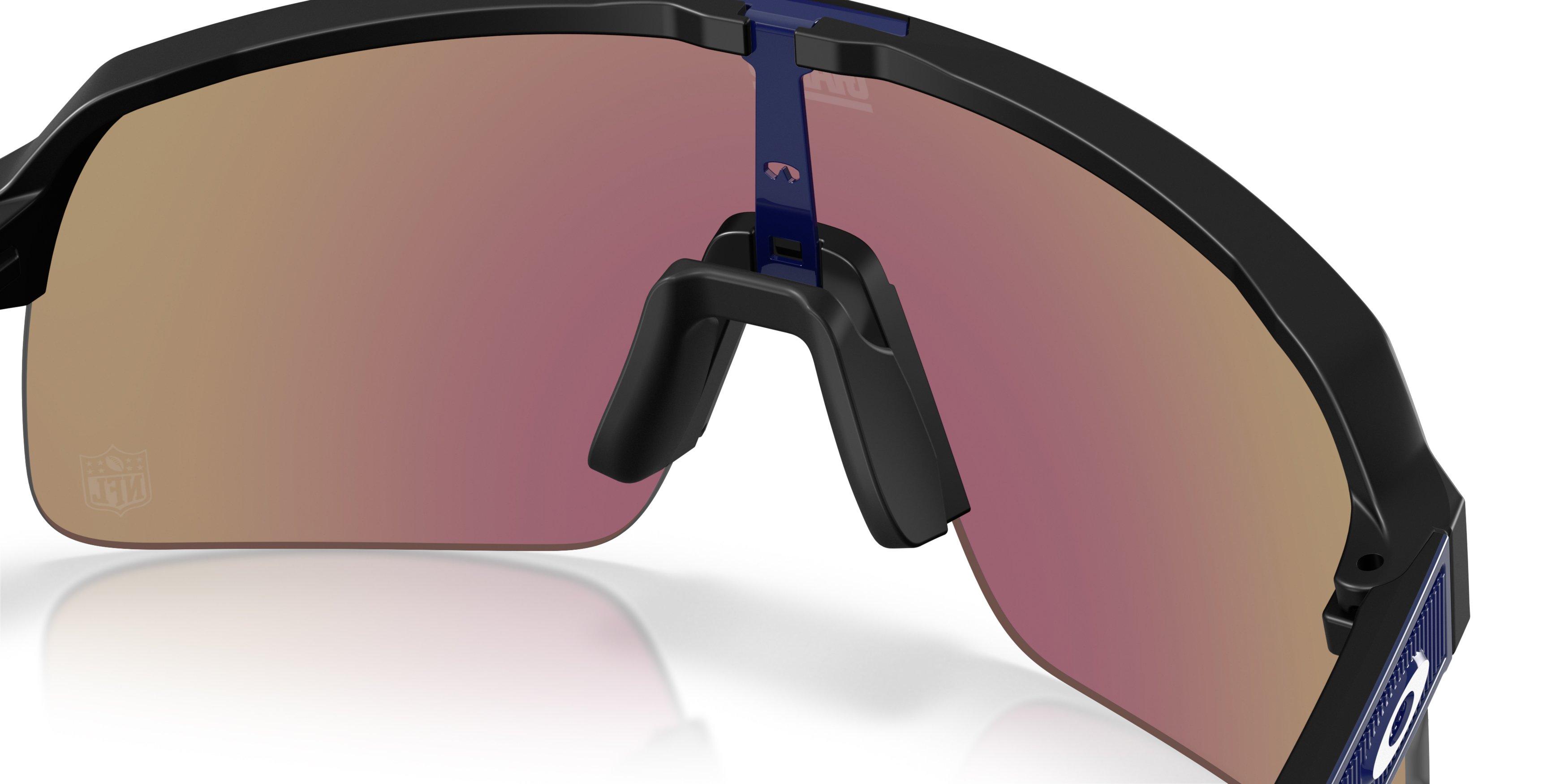 Oakley New York Giants 2025 Sutro Lite Prizm Sapphire Sunglasses &ndash; Matte Black - BLACK/BLUE Thumbnail View 5