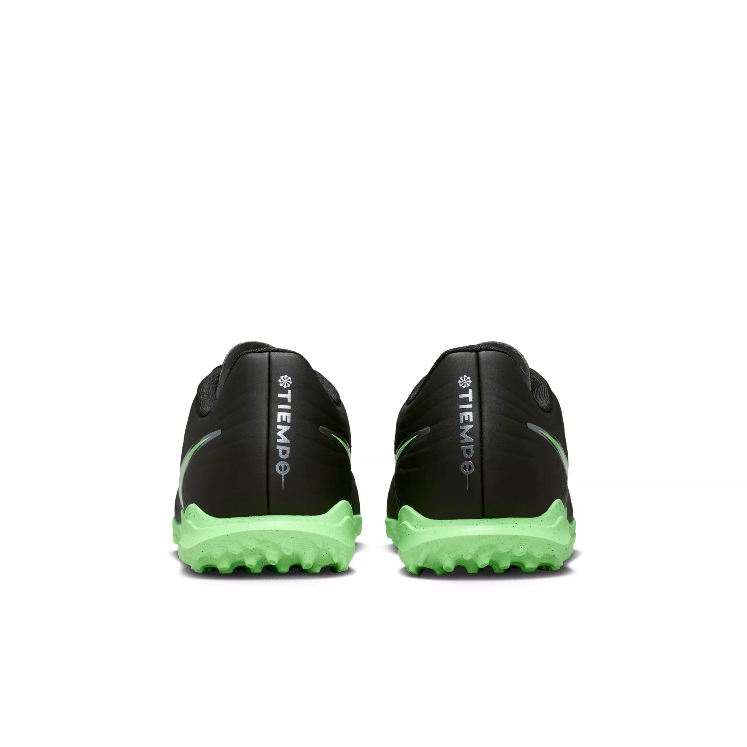 Nike Tiempo Maestro Club Turf "Black/Black/Illusion Green" Men's Soccer Shoe - BLACK/BLACK/GREEN