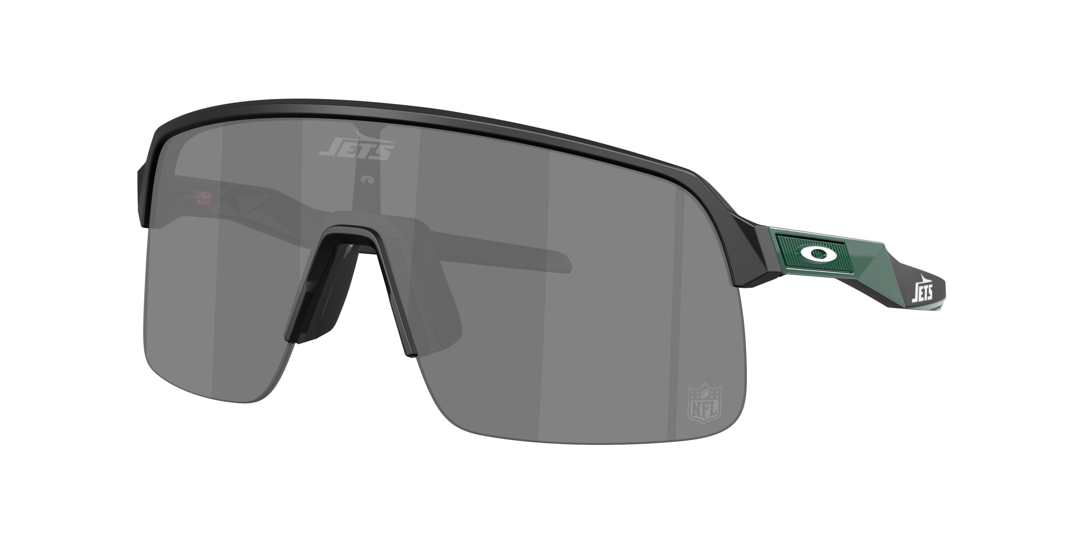 Oakley New York Jets 2025 Sutro Lite Prizm Black Sunglasses &ndash; Matte Black - BLACK Thumbnail View 1