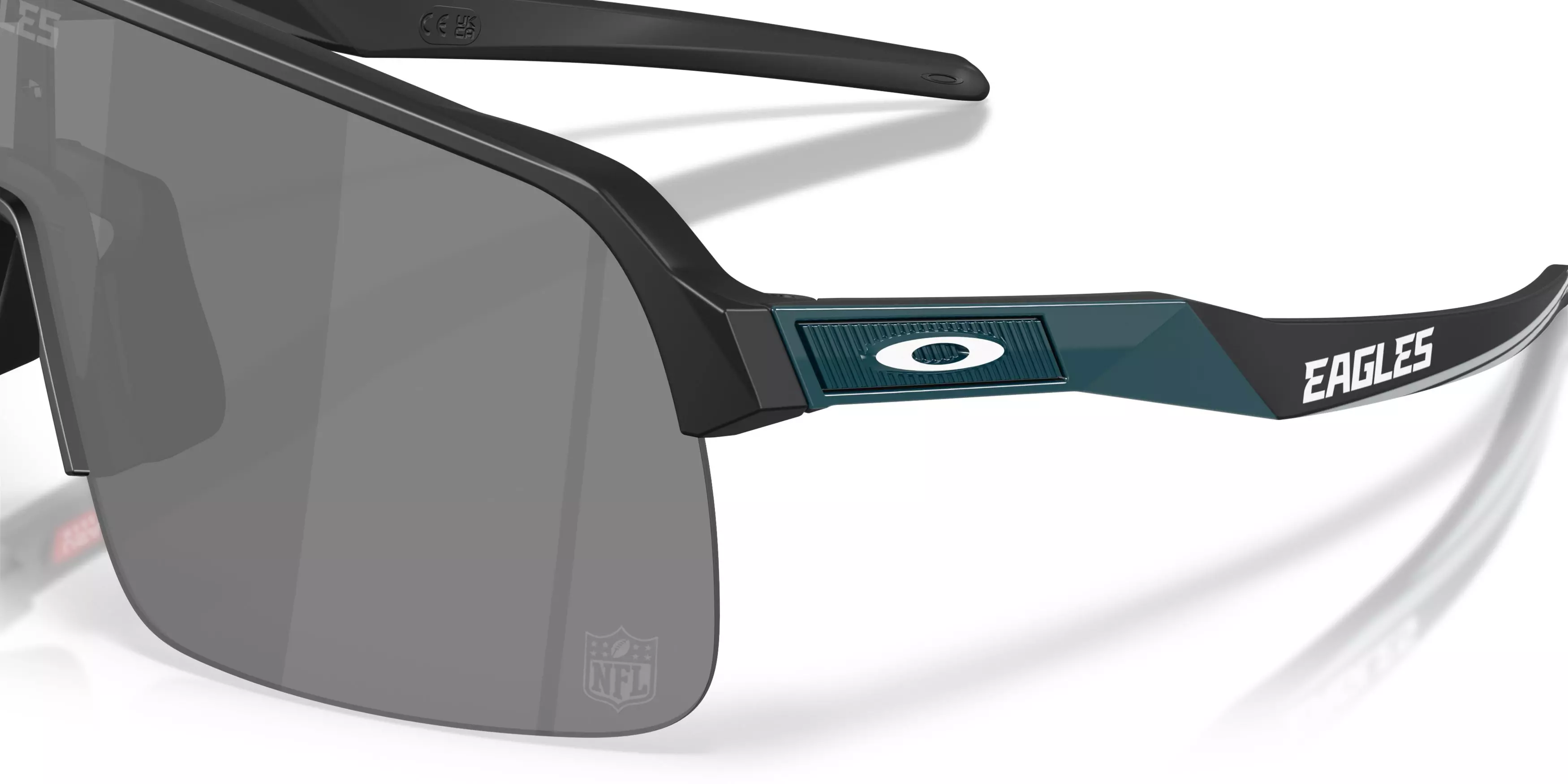 Oakley Philidelphia Eagles 2025 Sutro Lite Prizm Black Sunglasses – Matte Black - BLACK