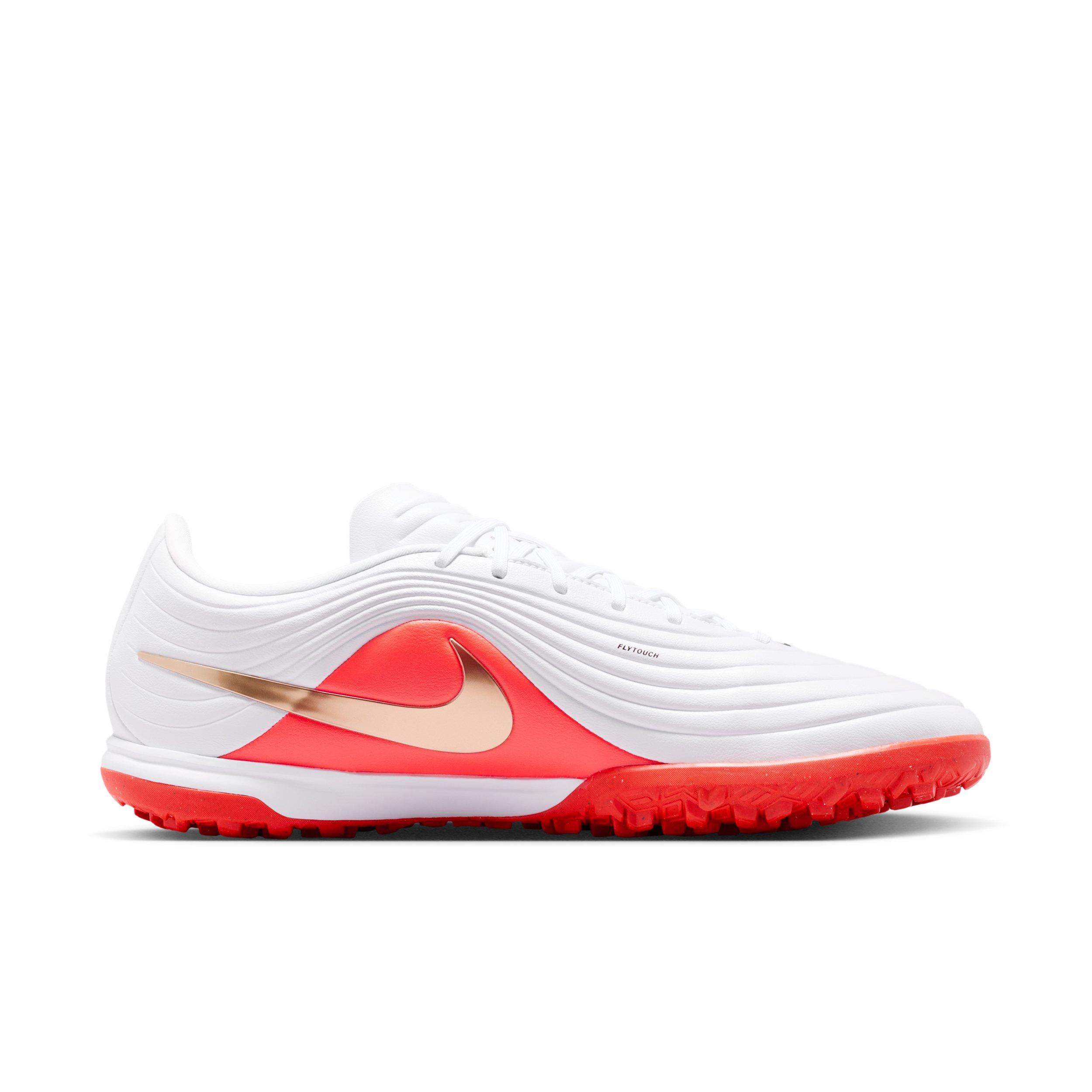 Nike Tiempo Maestro Academy Turf "White/Bright Crimson/Blur" Men's Soccer Shoe - WHITE/CRIMSON/BLUR