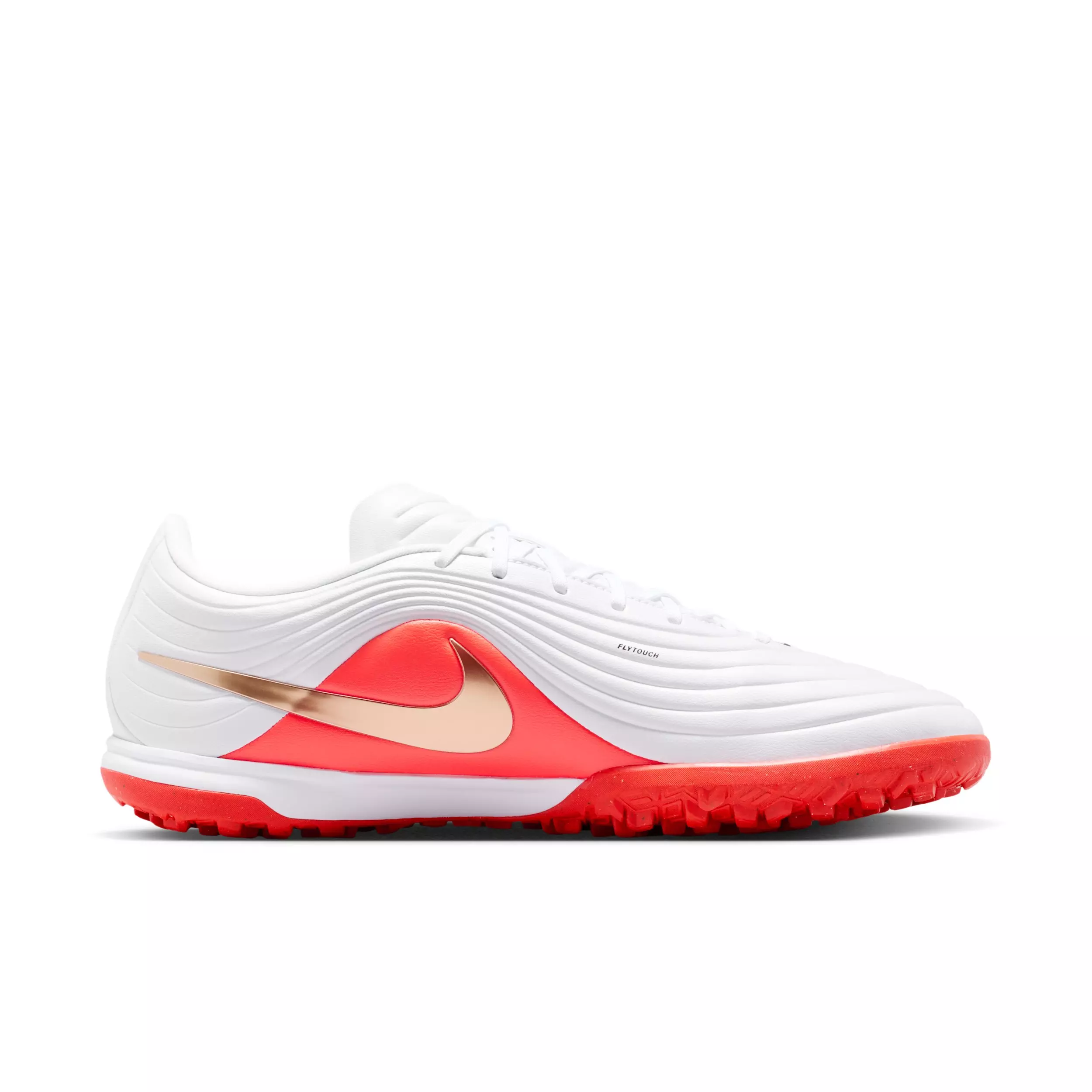 Nike Tiempo Maestro Academy Turf "White/Bright Crimson/Blur" Men's Soccer Shoe - WHITE/CRIMSON/BLUR