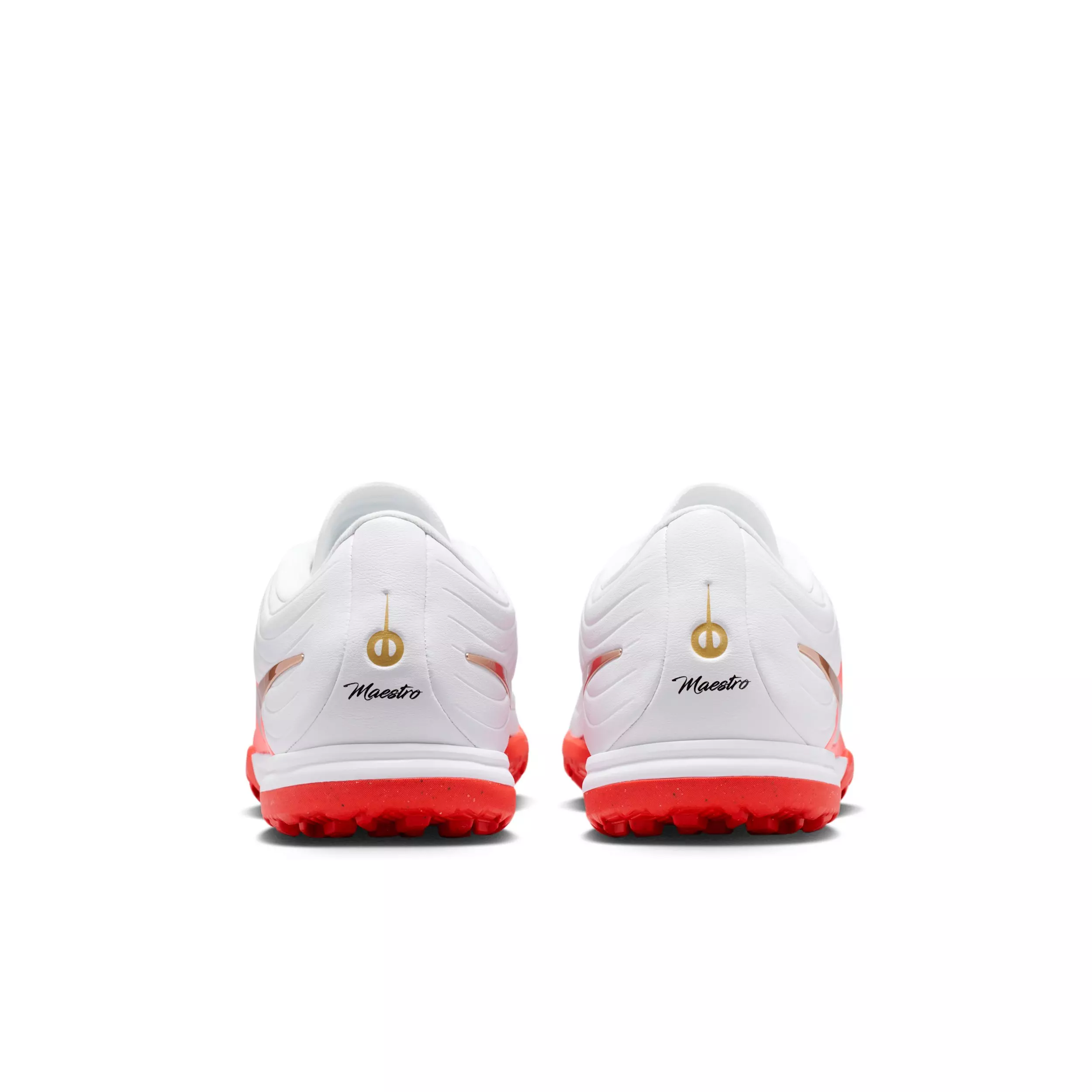 Nike Tiempo Maestro Academy Turf "White/Bright Crimson/Blur" Men's Soccer Shoe - WHITE/CRIMSON/BLUR