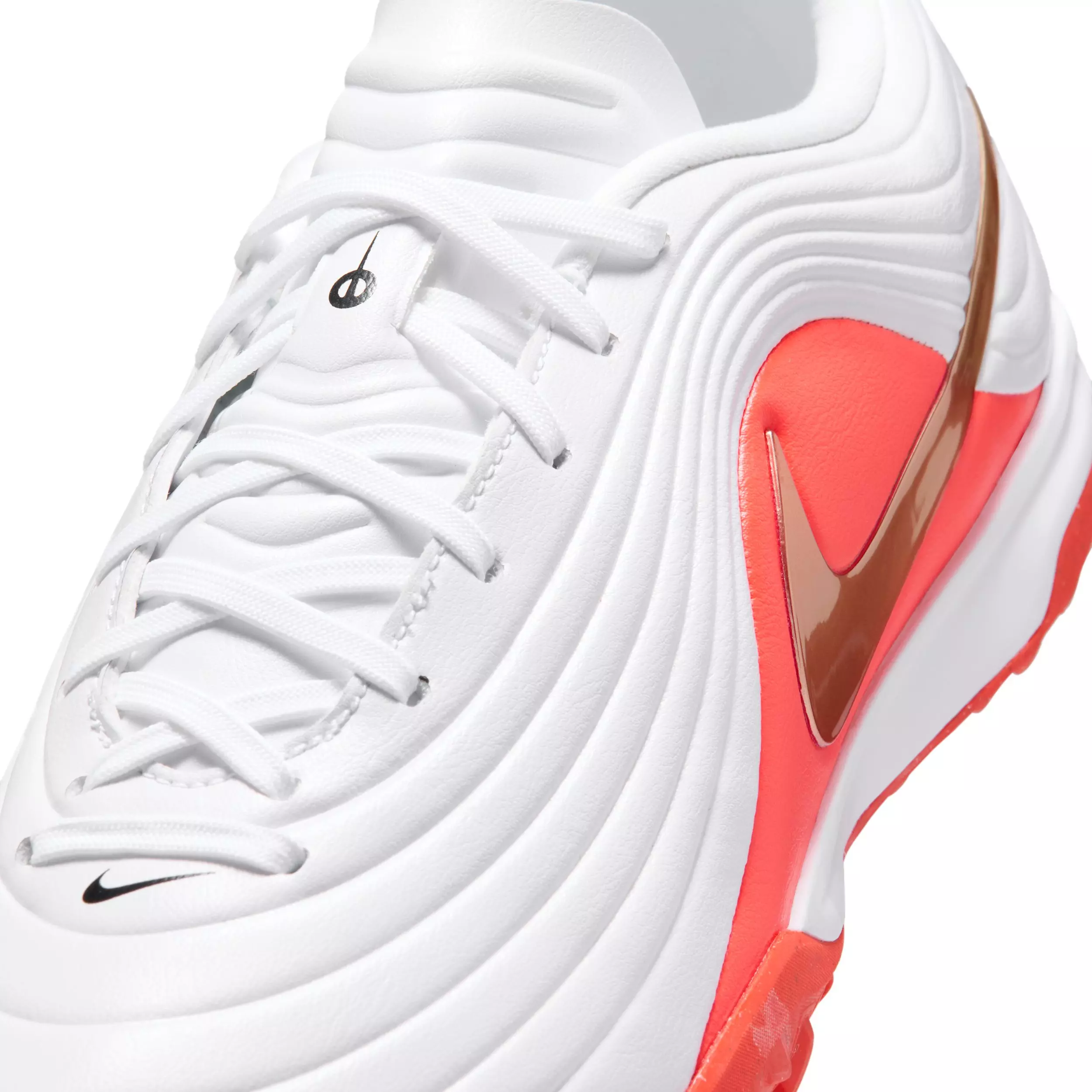 Nike Tiempo Maestro Academy Turf "White/Bright Crimson/Blur" Men's Soccer Shoe - WHITE/CRIMSON/BLUR