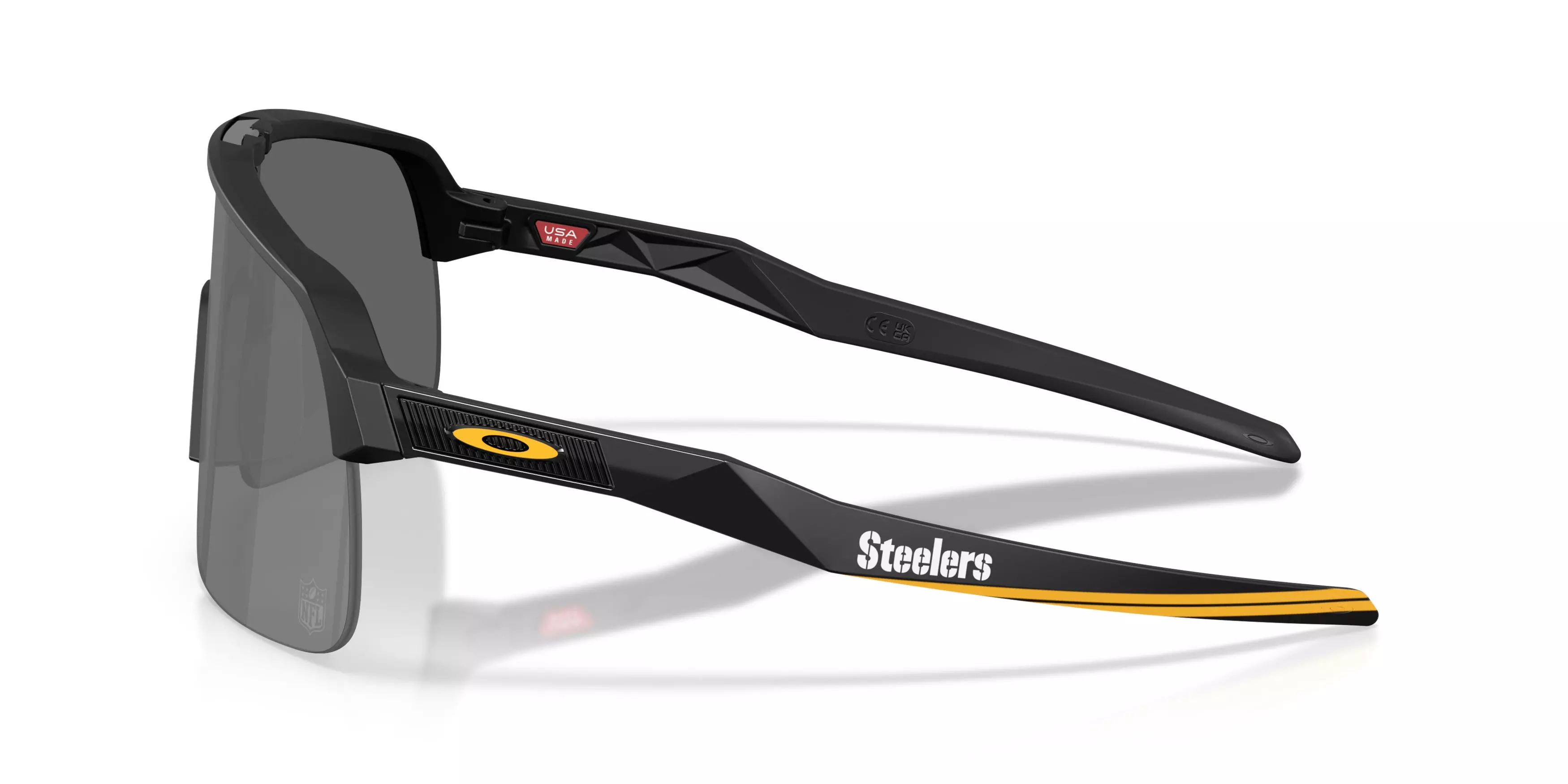 Oakley Pittsburg Steelers 2025 Sutro Lite Prizm Black Sunglasses – Matte Black - BLACK