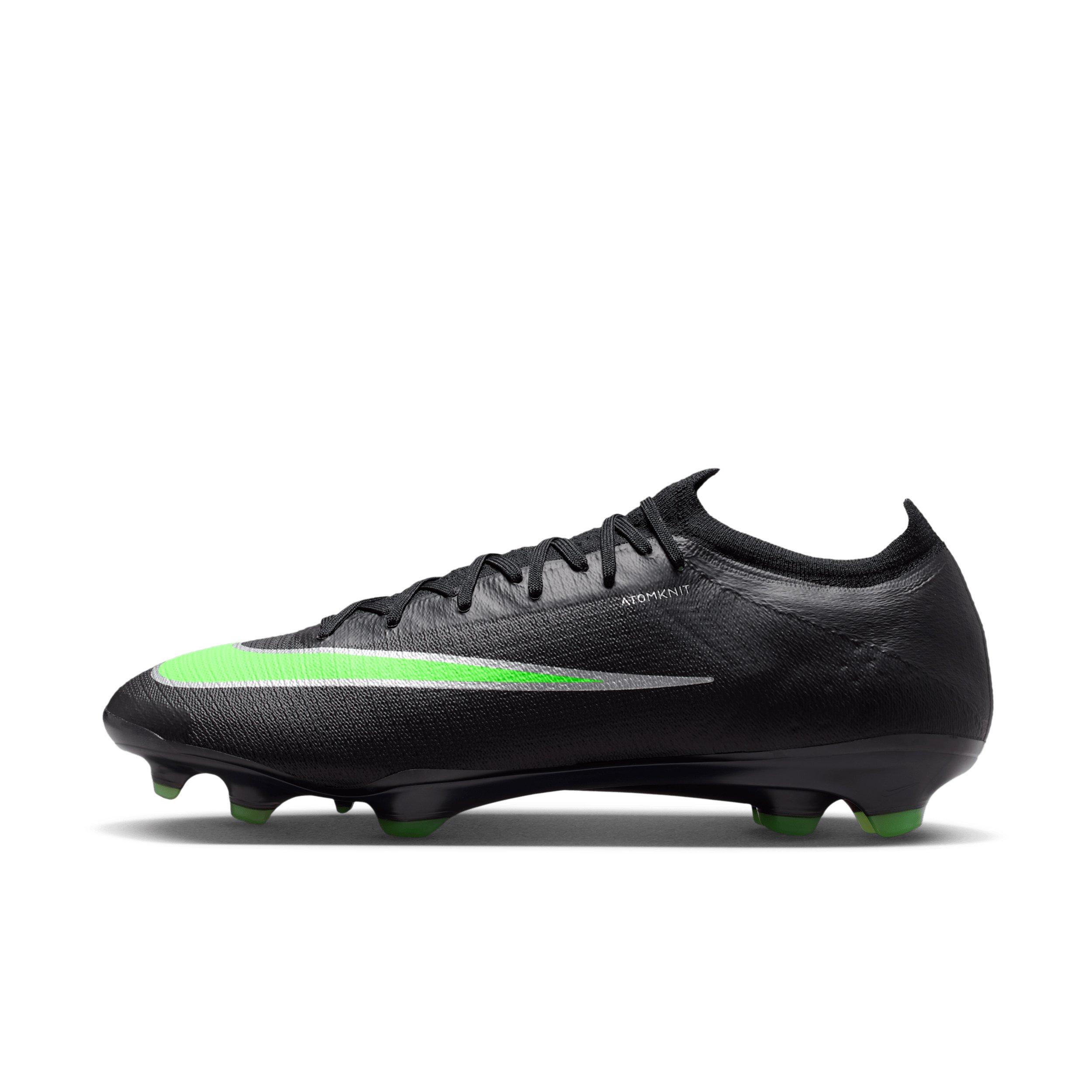 Nike Mercurial Vapor 17 Elite FG "Black/Black/Illusion Green" Men's Soccer Cleat - BLACK/BLACK/GREEN Thumbnail View 2