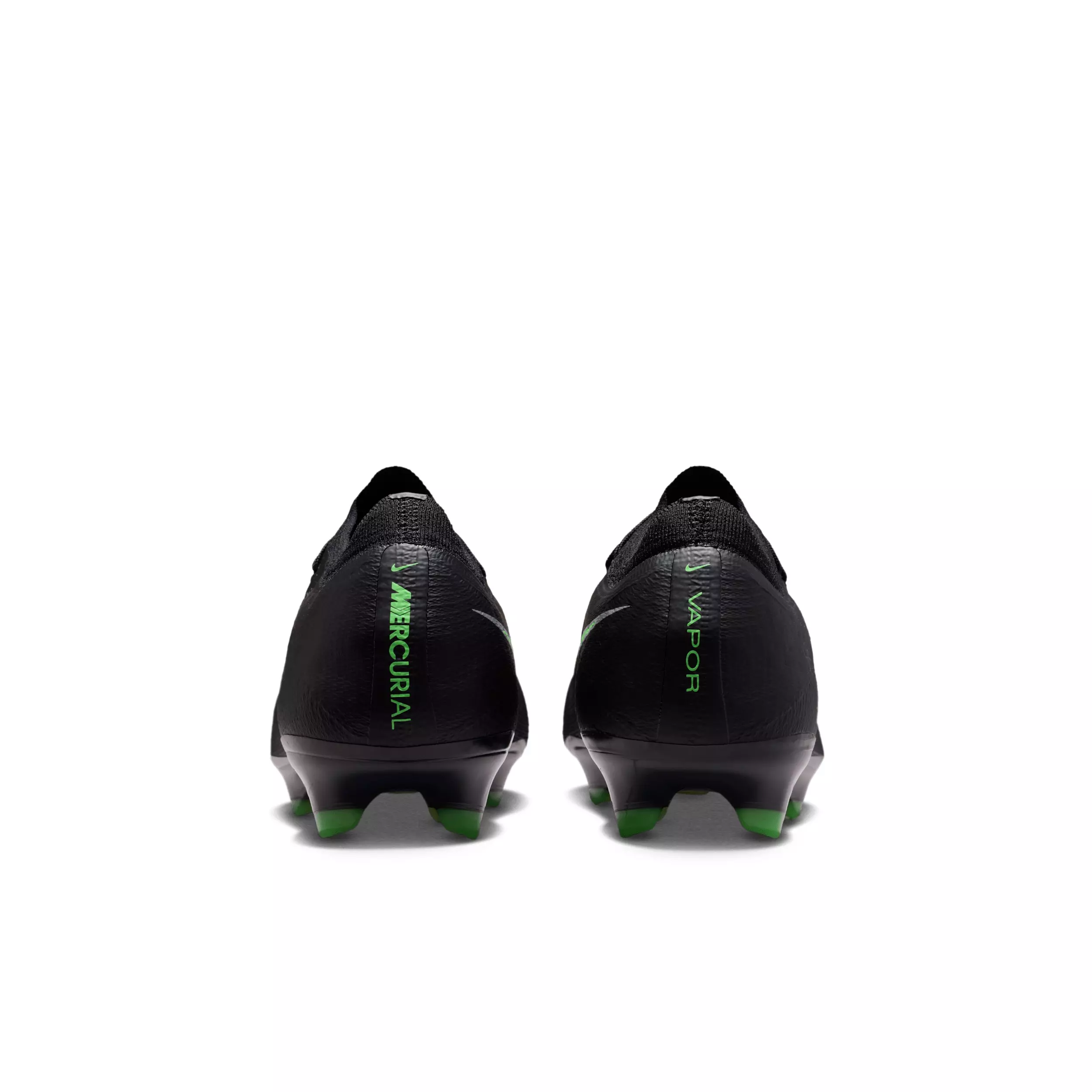 Nike Mercurial Vapor 17 Elite FG "Black/Black/Illusion Green" Men's Soccer Cleat - BLACK/BLACK/GREEN